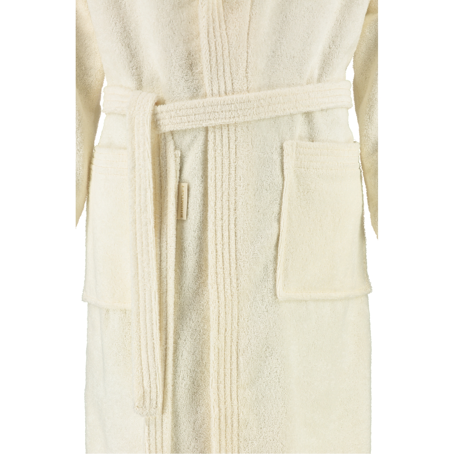 Rhomtuft - Bademantel Sir & Lady - Unisex - Farbe: natur-jasmin - 20 - M