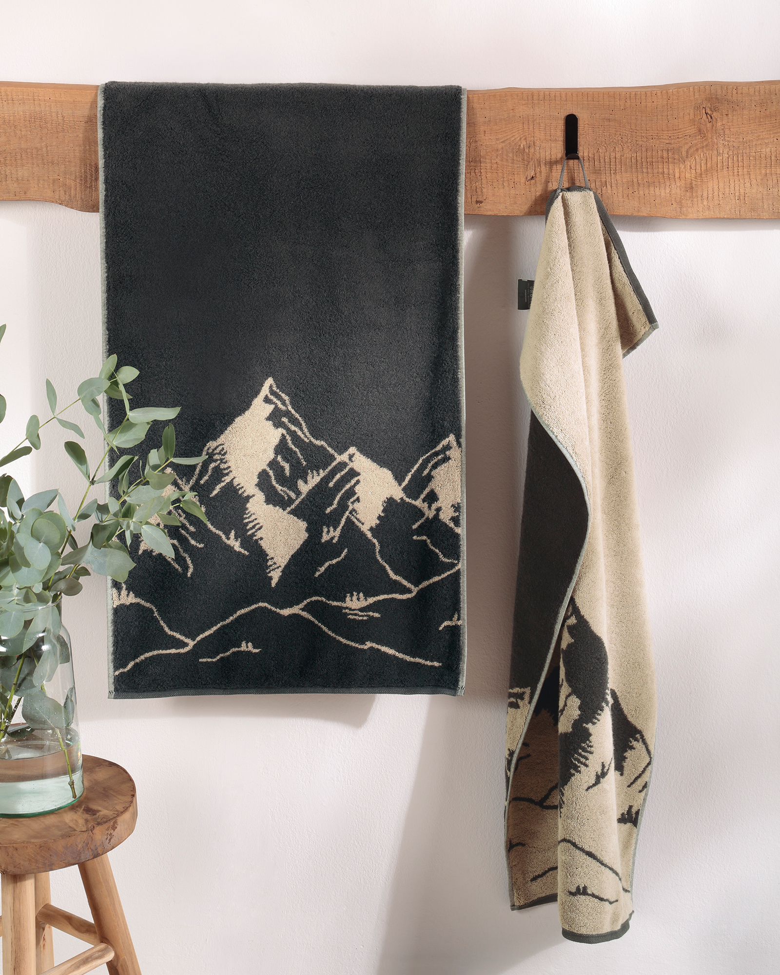 Cawö Handtücher Alpenchic Edition Berge 6269 granit - 73
