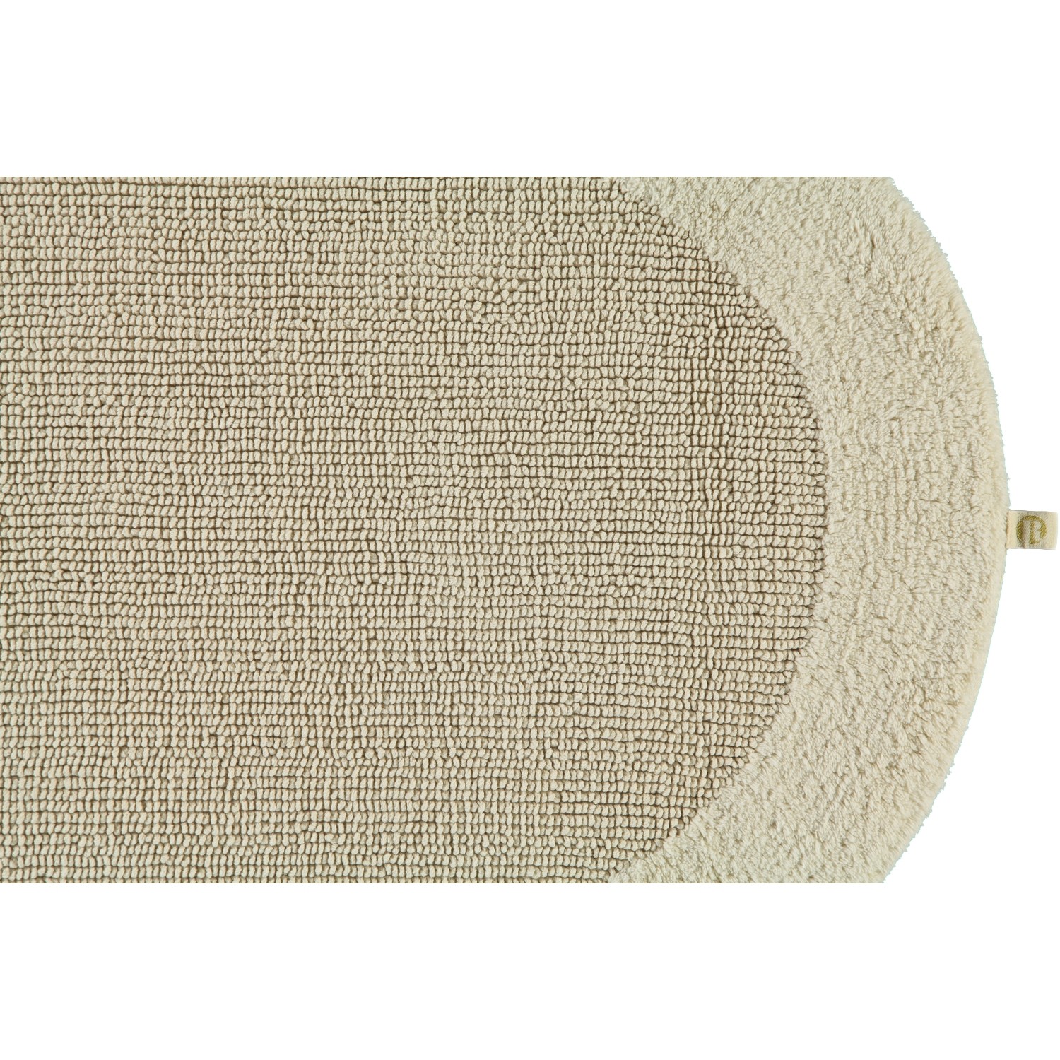 Rhomtuft - Badteppiche Exquisit - Farbe: natur-jasmin - 20 - 80 cm rund