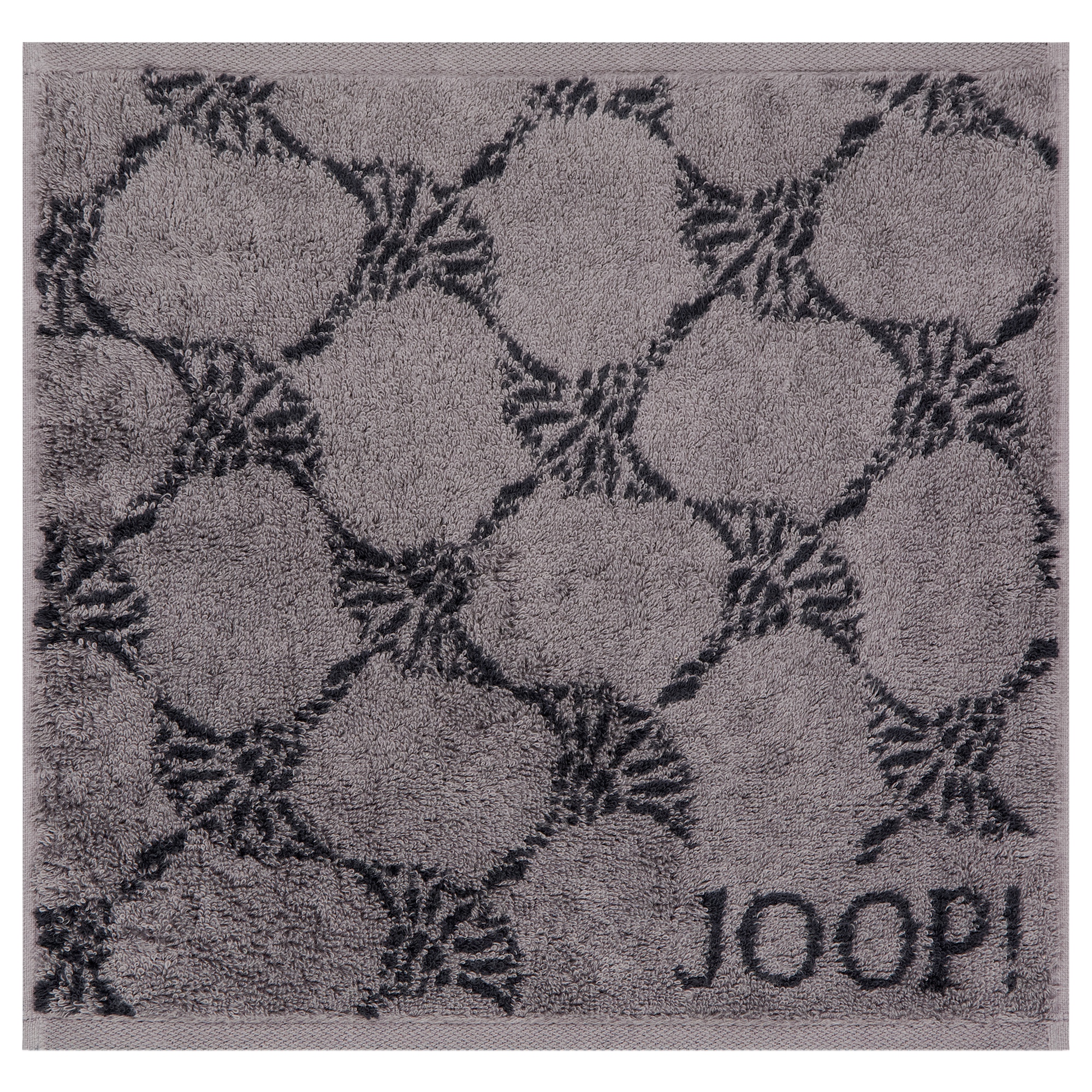 JOOP! Handtücher New Classic Cornflower 1721 Basalt - 79 - Seiflappen 30x30 cm