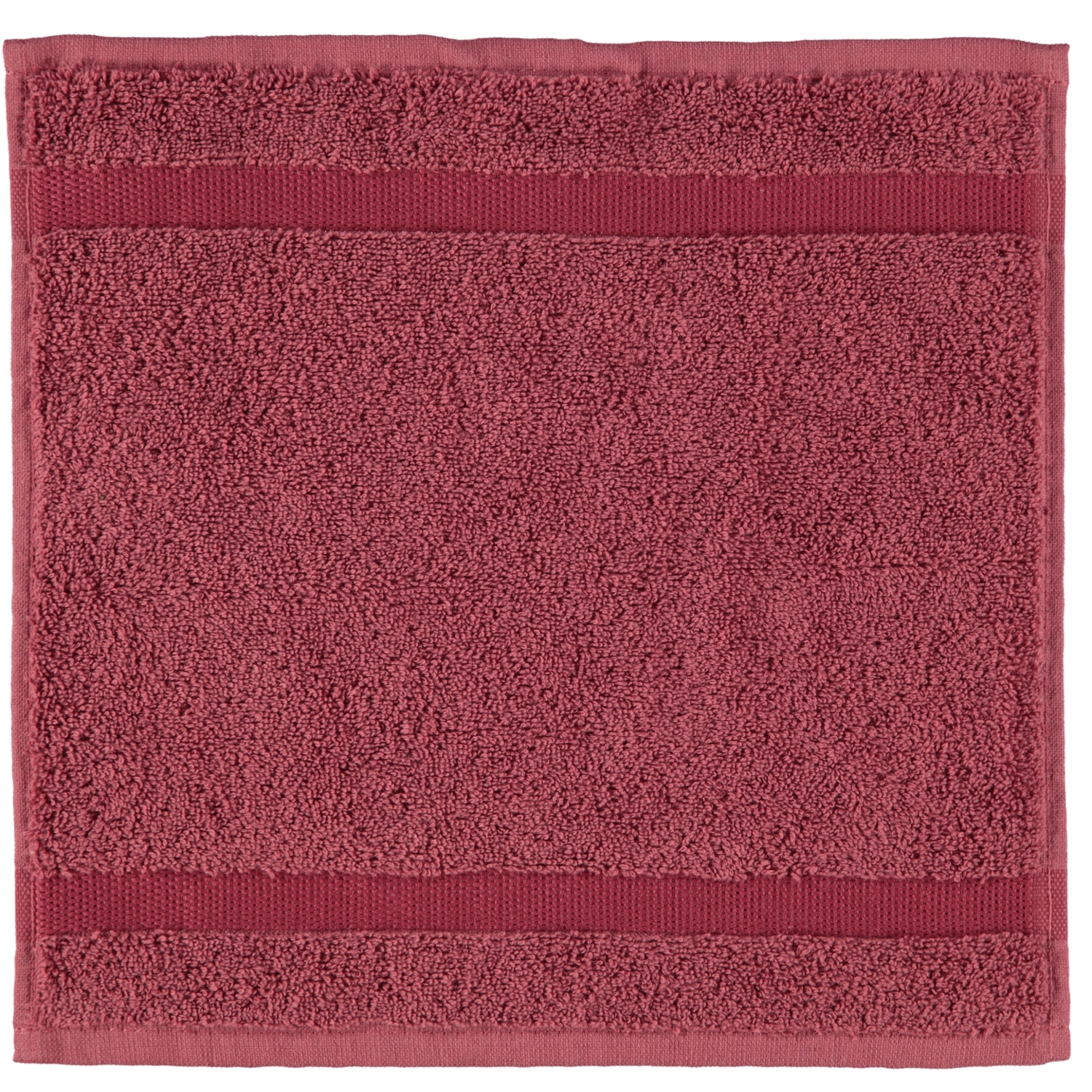 Rhomtuft - Handtücher Princess - Farbe: marsala - 391 - Seiflappen 30x30 cm