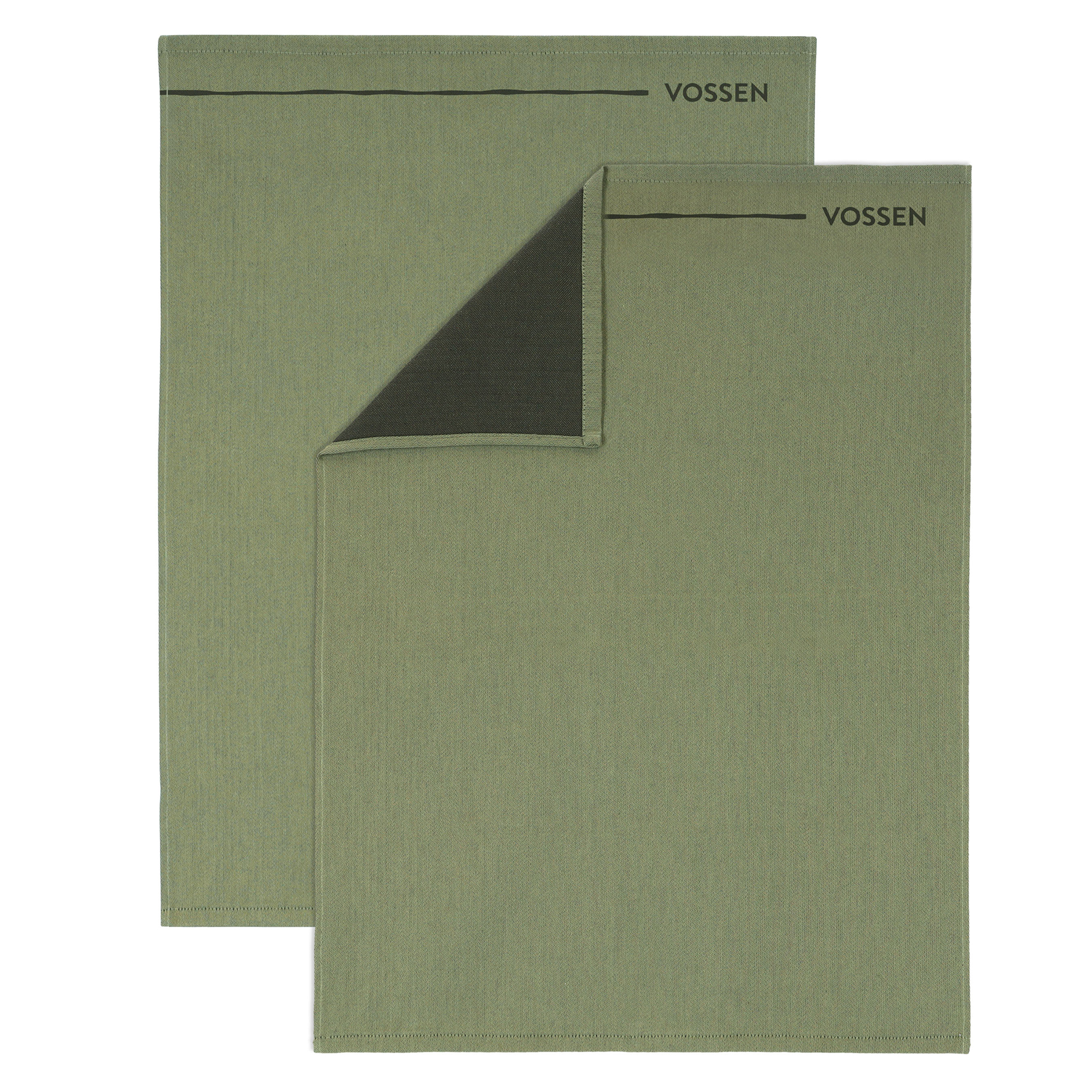 Vossen Geschirrtücher Double Delight 2er Set matcha green - 0002 - 50x70 cm
