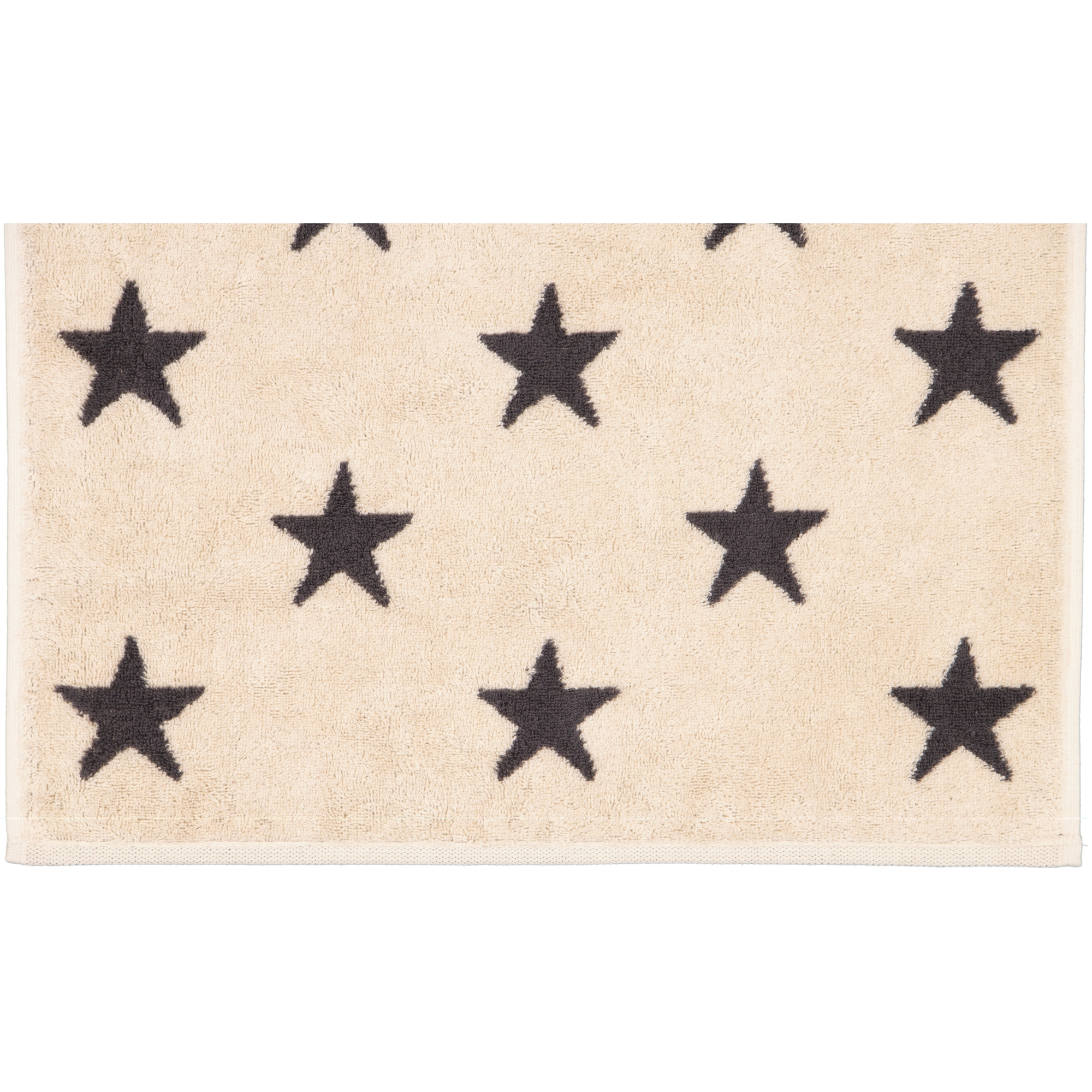 Cawö Handtücher NEW STARS Sterne groß 6260 beige/basalt - 37