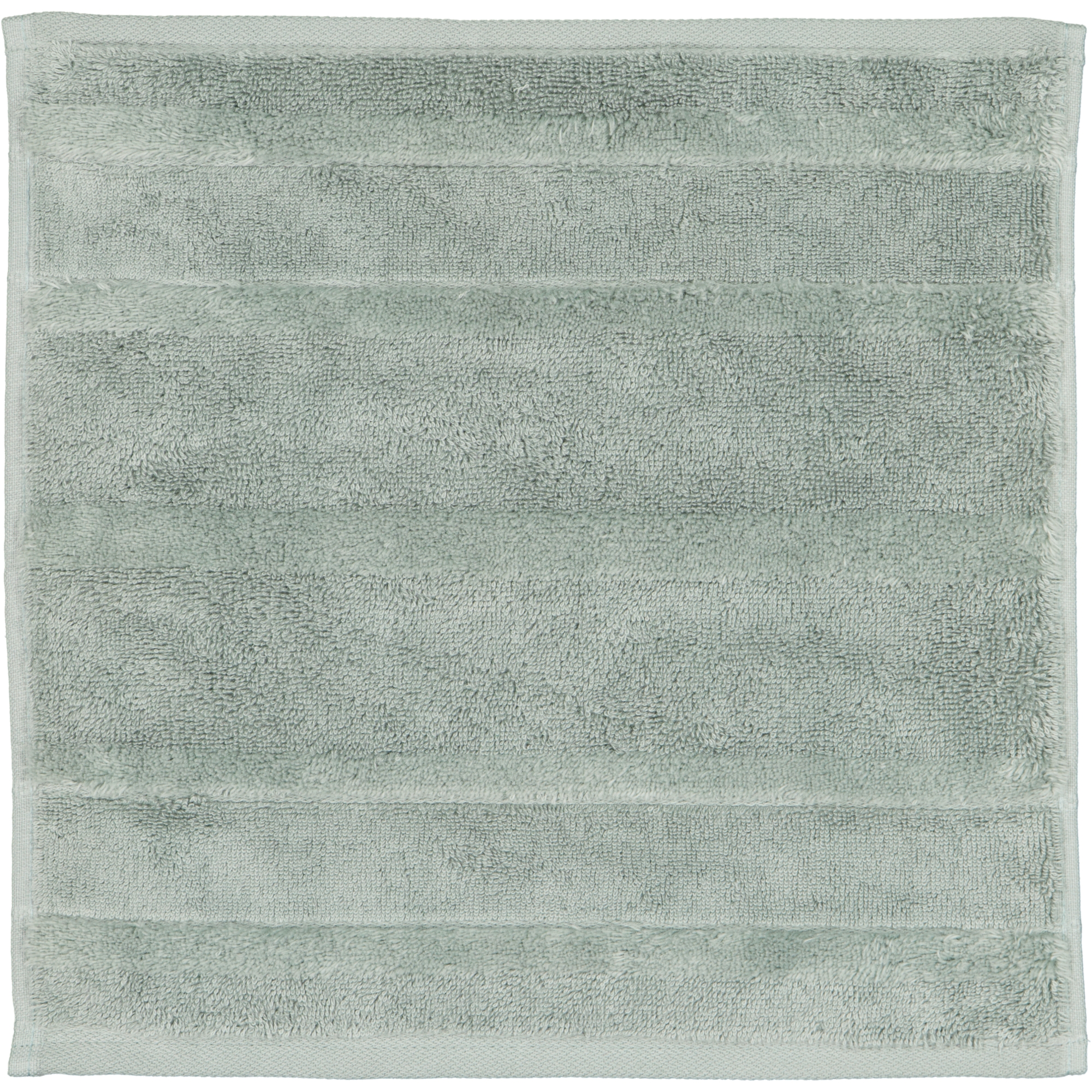 Cawö Handtücher Noblesse2 Uni 1002 nordic green - 470 - Seiflappen 30x30 cm
