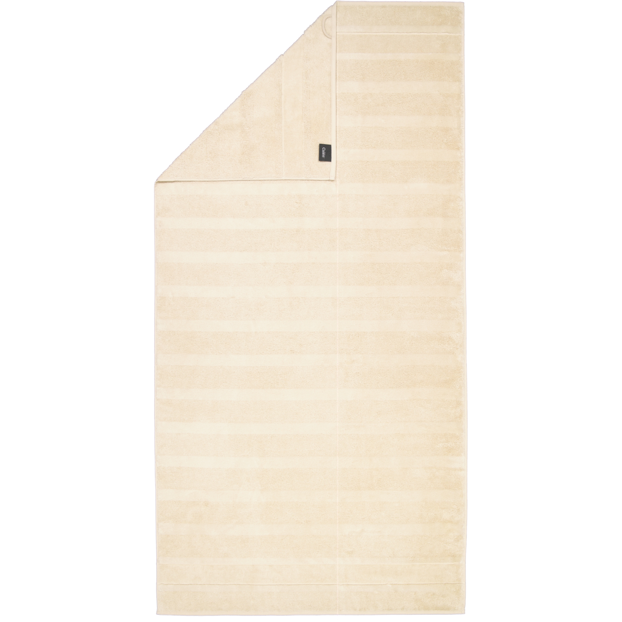 Cawö Handtücher Noblesse2 Uni 1002 beige - 370 - Duschtuch 80x160 cm