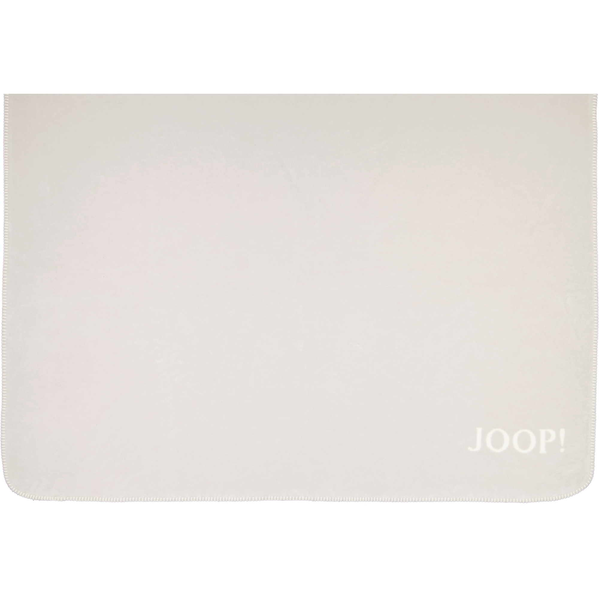 JOOP! Wohndecke Uni-Doubleface - Größe: 150x200 cm - Farbe: Rauch-Ecru