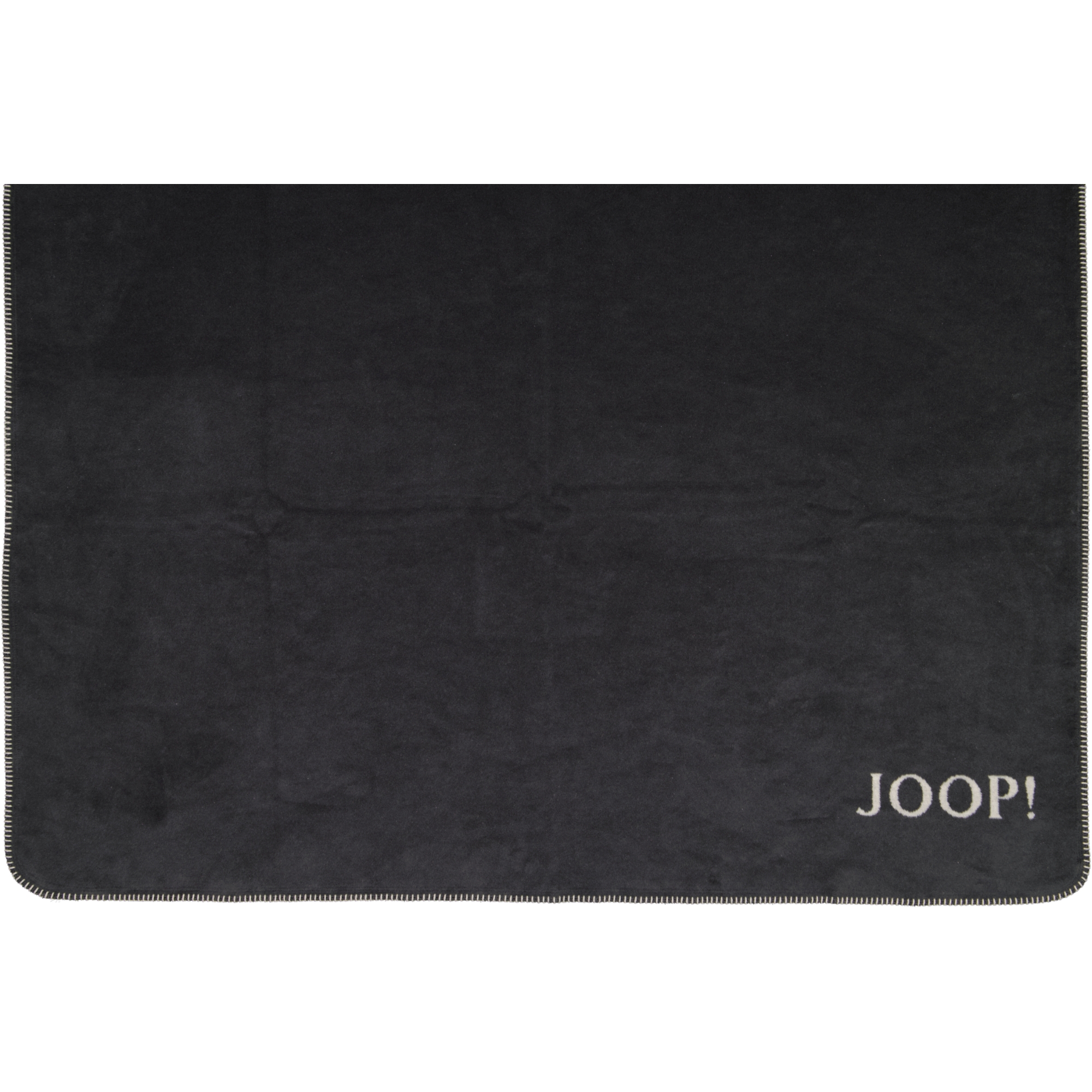 JOOP! Wohndecke Uni-Doubleface - Größe: 150x200 cm - Farbe: Anthrazit-Ash