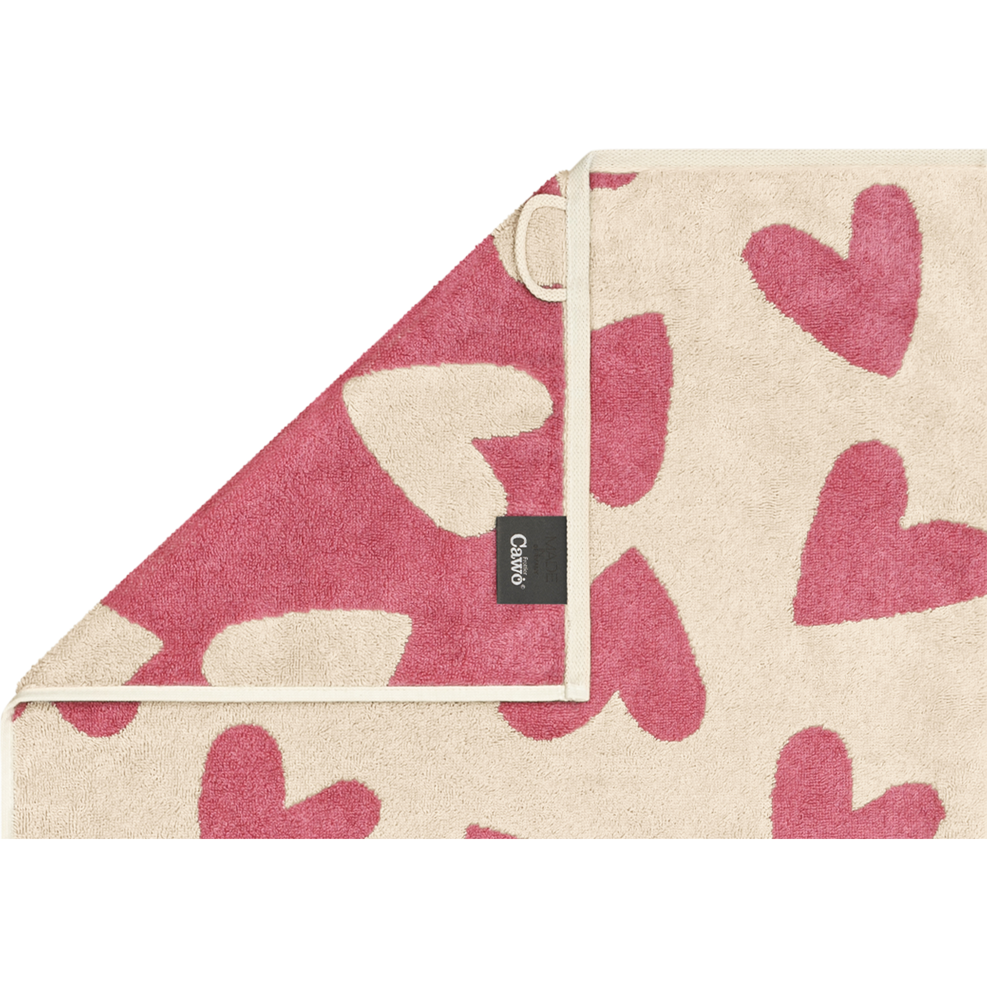 Cawö Handtücher Heart Beats Hearts 6275 beere - 32