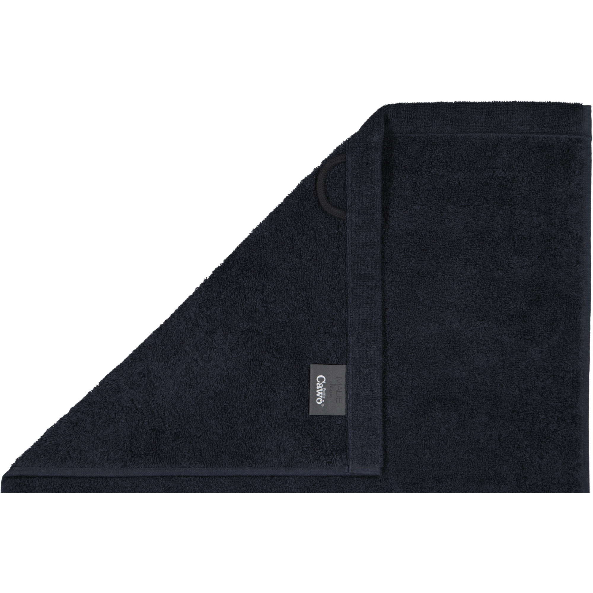 Cawö Handtücher Lifestyle Uni 7007 schwarz - 906 - Handtuch 50x100 cm