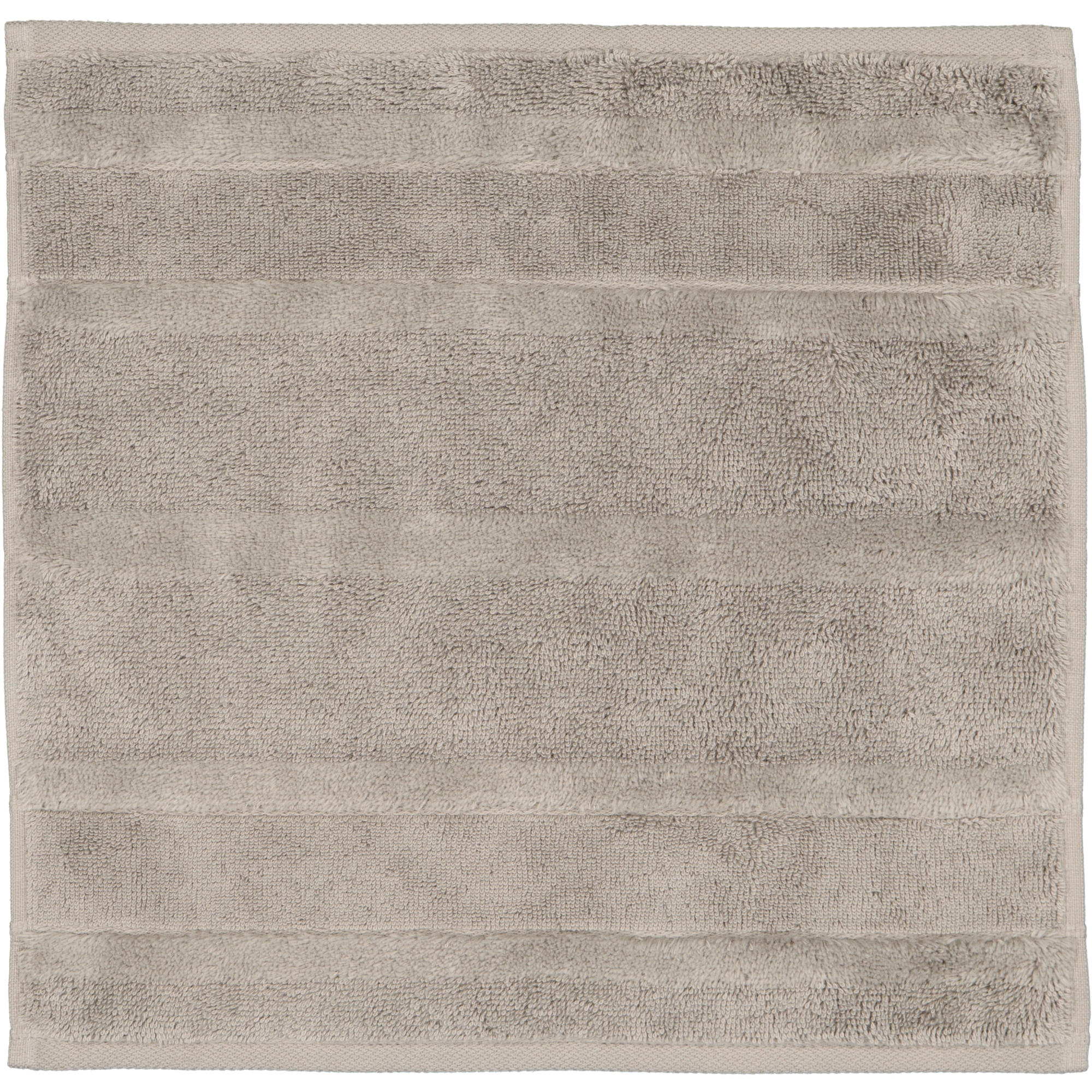 Cawö - Noblesse2 1002 - Farbe: 779 - graphit - Seiflappen 30x30 cm