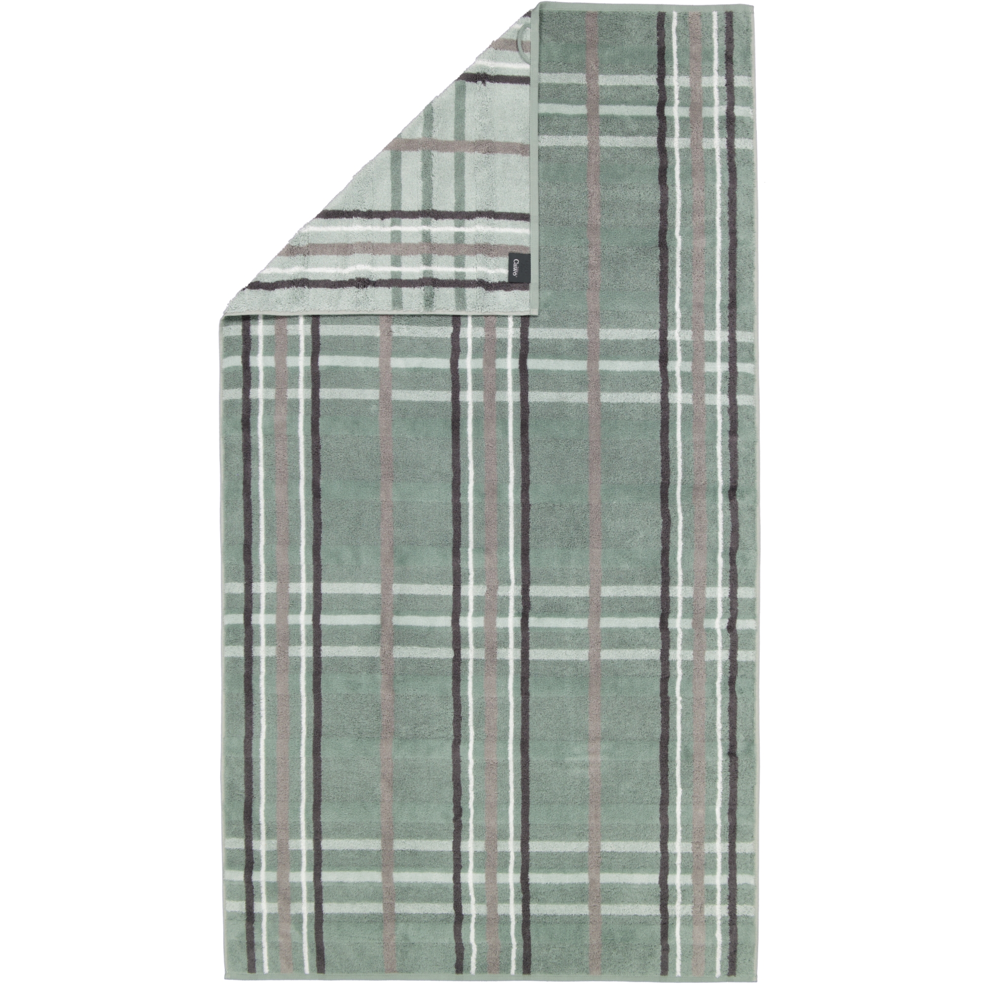 Cawö Handtücher Noblesse Check 1089 nordic green - 44 - Duschtuch 80x150 cm