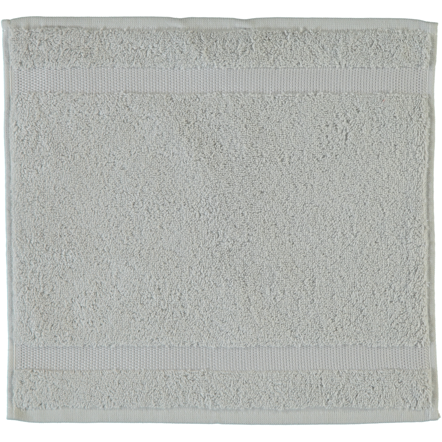 Rhomtuft - Handtücher Princess - Farbe: perlgrau - 11 - Seiflappen 30x30 cm