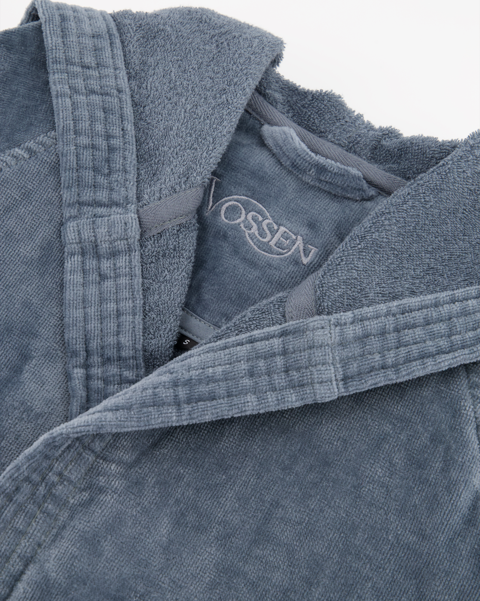 Vossen Bademäntel unisex Kurzmantel mit Kapuze Texas flanell - 7400 - XL