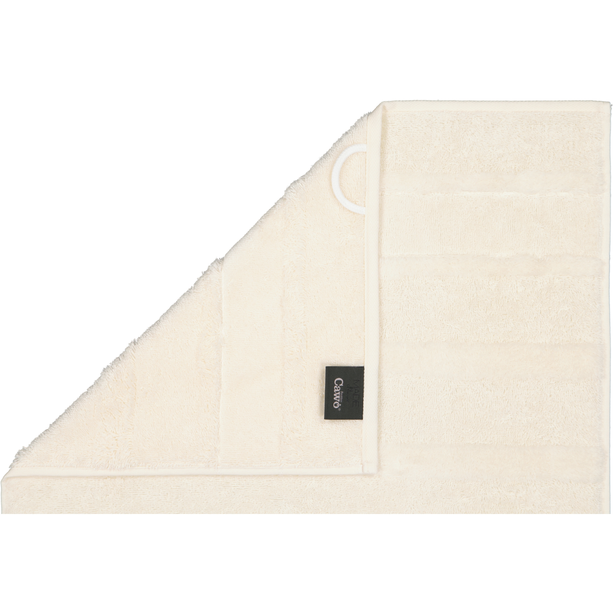Cawö - Noblesse2 1002 - Farbe: 356 - natur - Seiflappen 30x30 cm