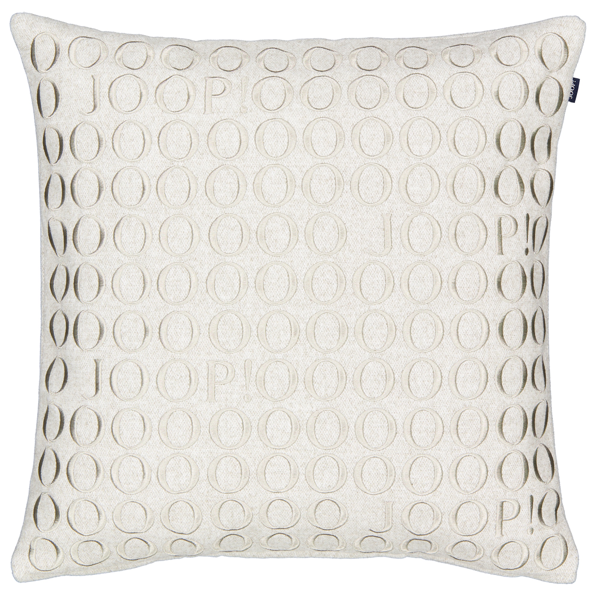 JOOP! Kissenhüllen Fine Signature Grau - 010 - 50x50 cm