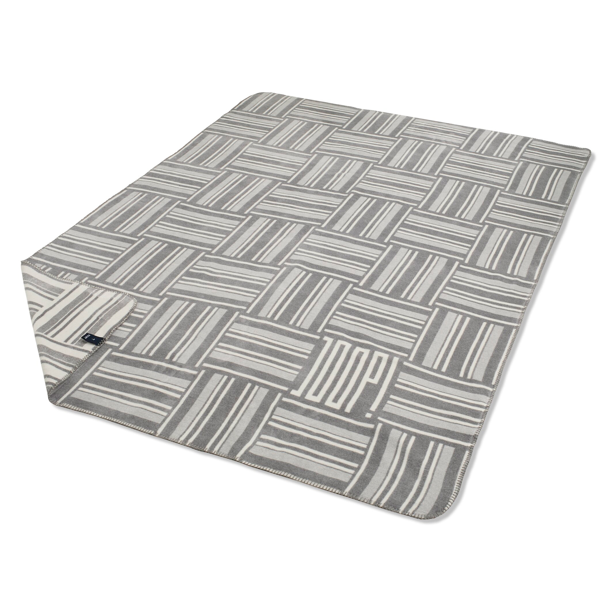 JOOP! Wohndecken Weave Silber - 150x200 cm