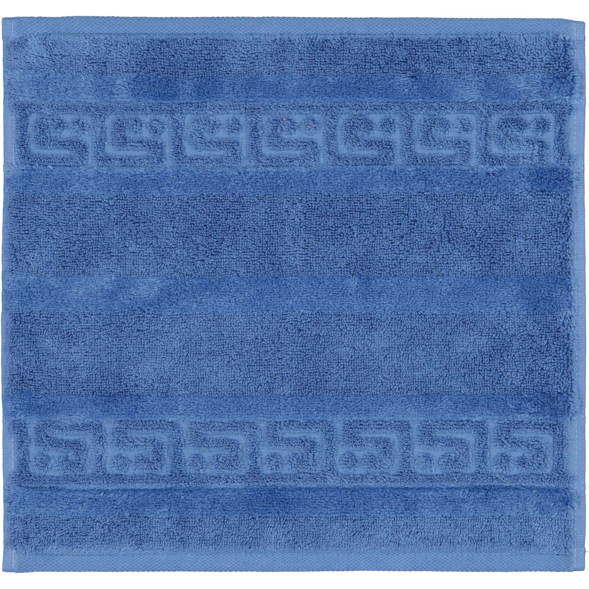 Cawö Handtücher Noblesse Uni 1001 saphir - 174 - Seiflappen 30x30 cm