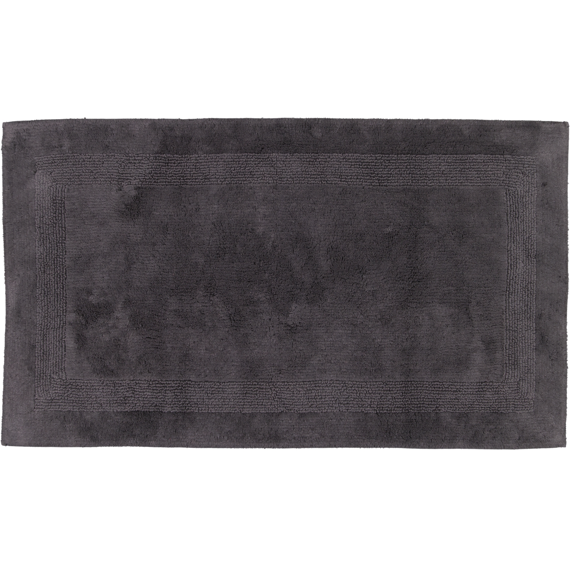 Cawö Home Badteppiche Luxus Badteppich 1000 basalt - 740 - 70x120 cm
