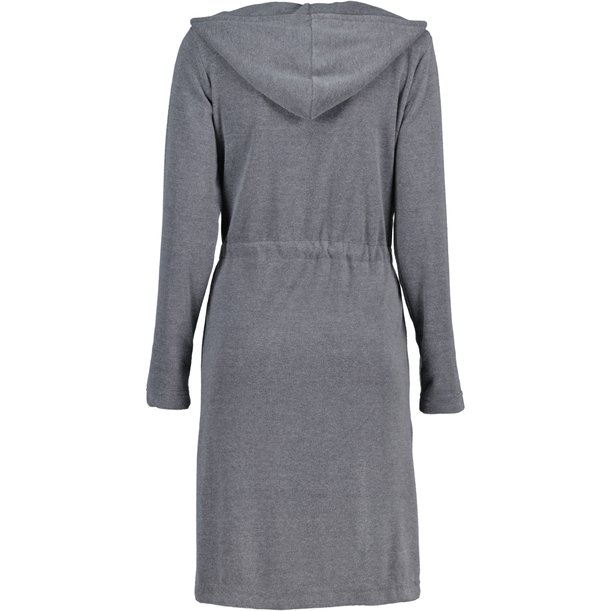 JOOP Active Damen Bademantel Kapuze kurz 1659 - Farbe: Anthrazit - 77 - L