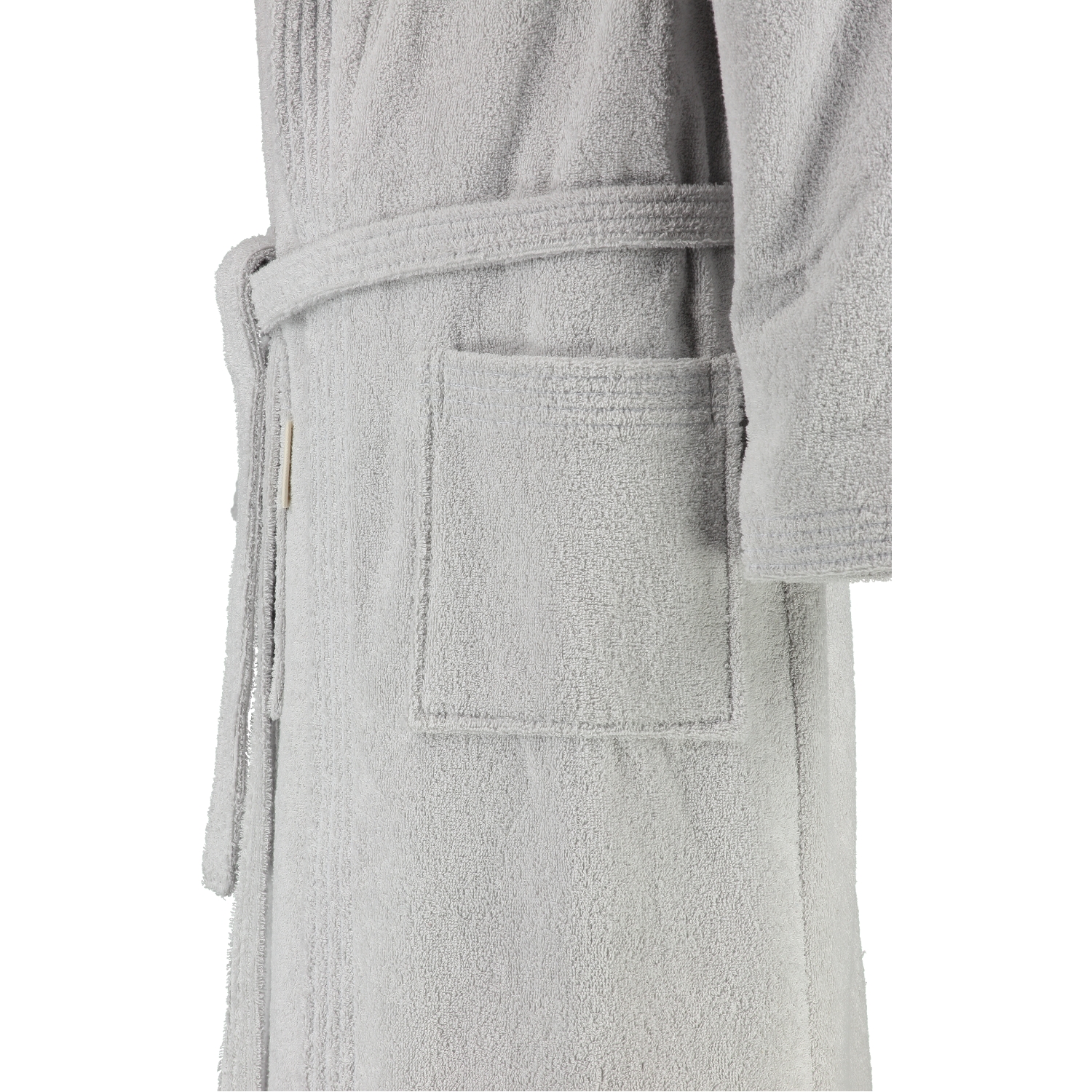 Rhomtuft RHOMTUFT Bademäntel unisex Schalkragen Sir & Lady perlgrau - 11
