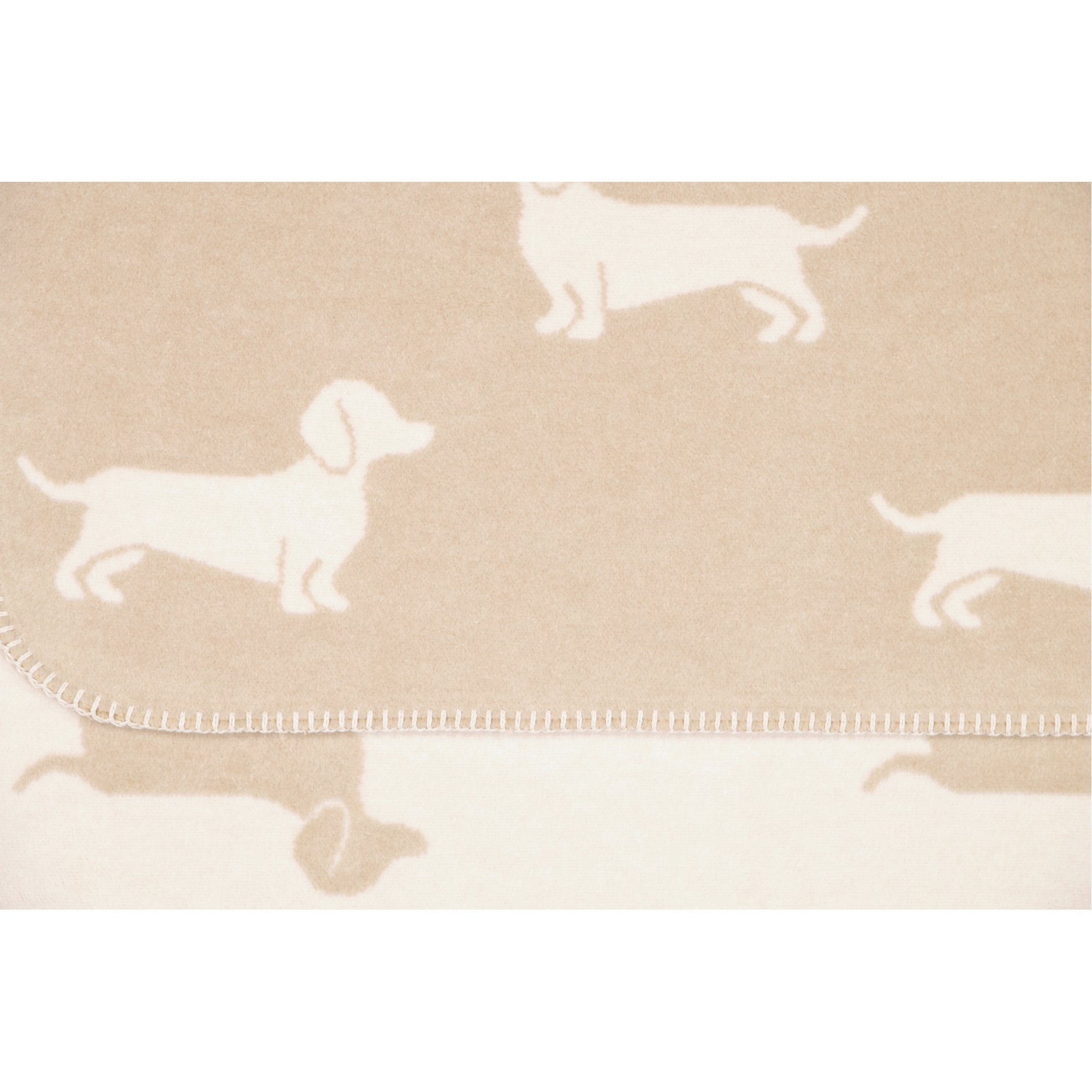 Cawö Wohndecken WE LOVE DOGS 62460 natur/beige - 33 - 150x200 cm