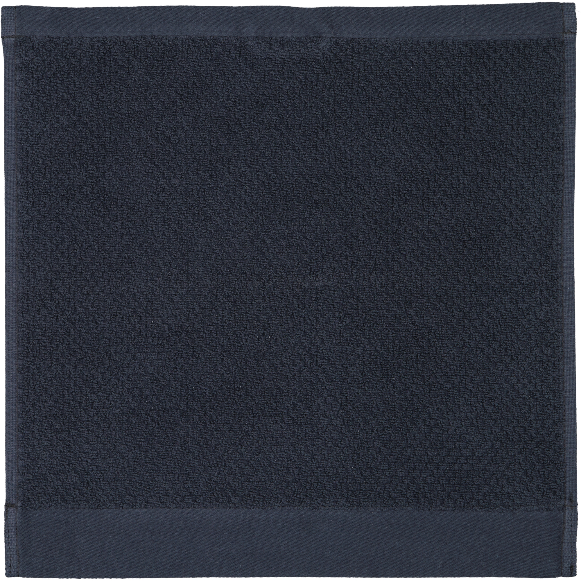 Rhomtuft - Handtücher Baronesse - Farbe: schwarz - 15 - Seiflappen 30x30 cm