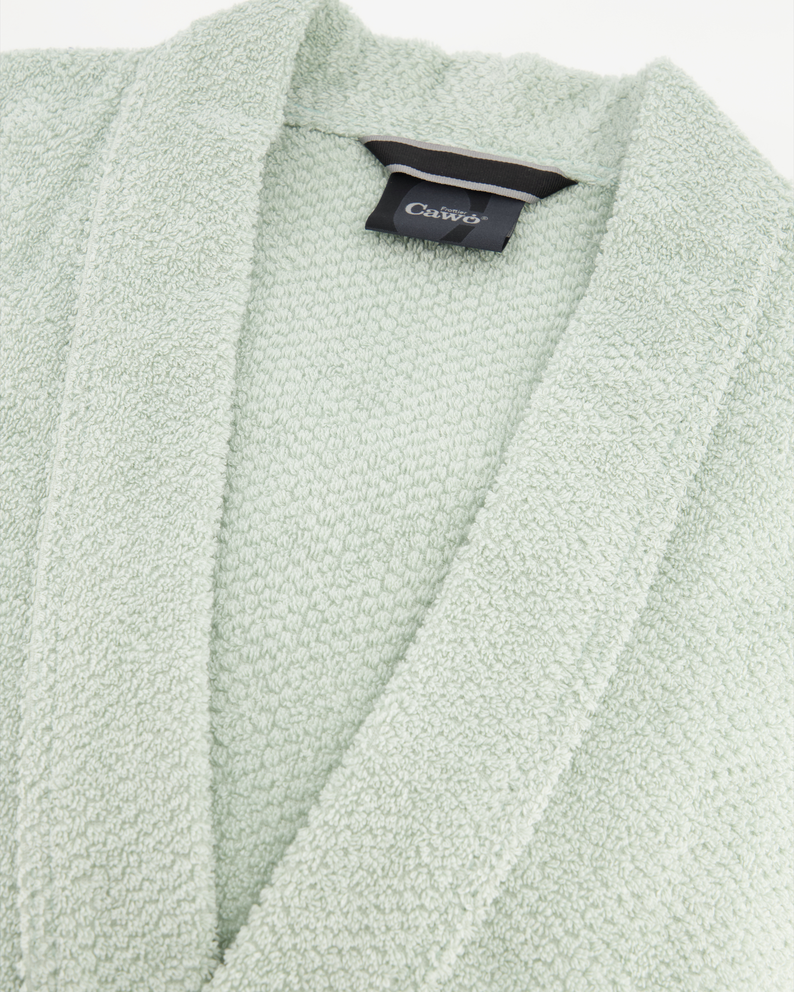 Cawö Bademäntel Damen Kimono Pure 5222 eukalyptus - 450