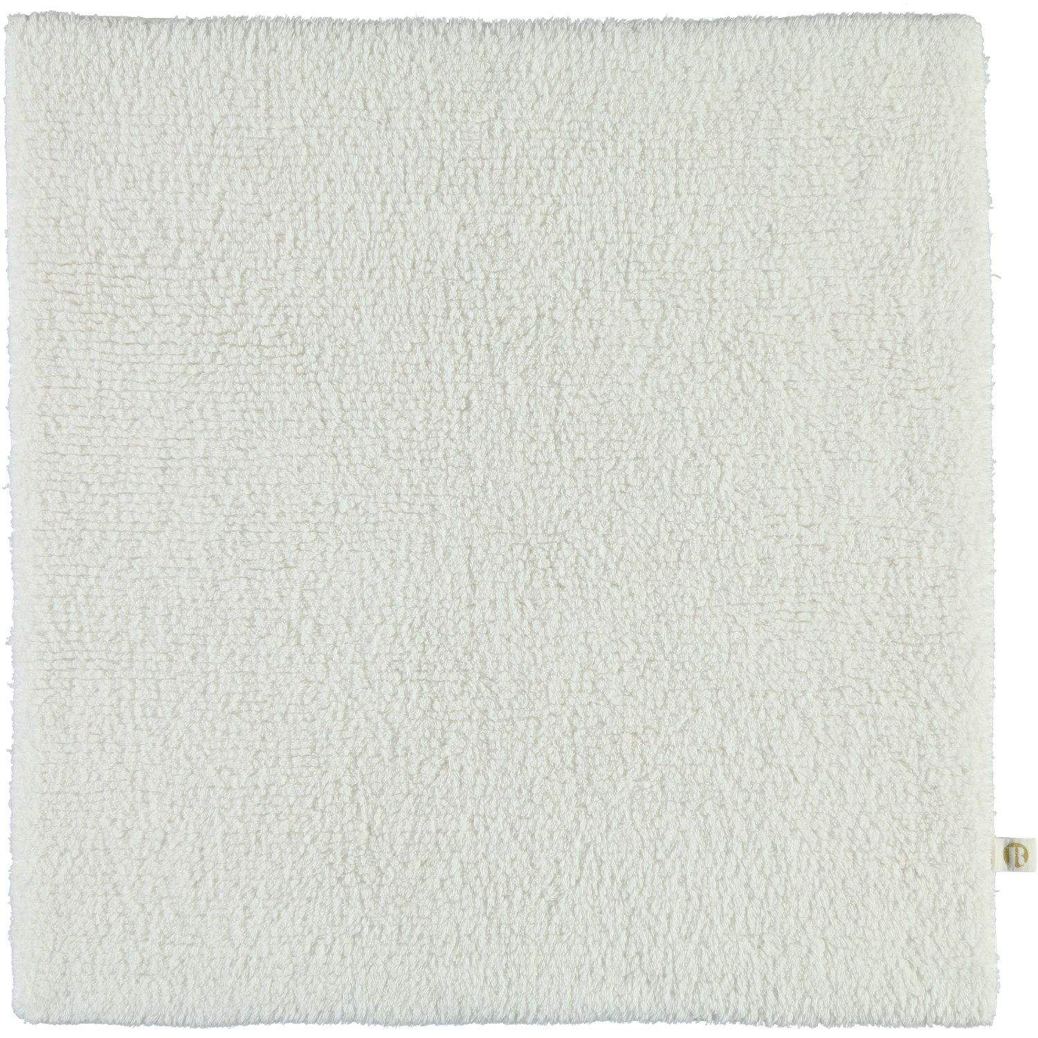Rhomtuft - Badteppich Pur - Farbe: weiss - 01 - 60x60 cm