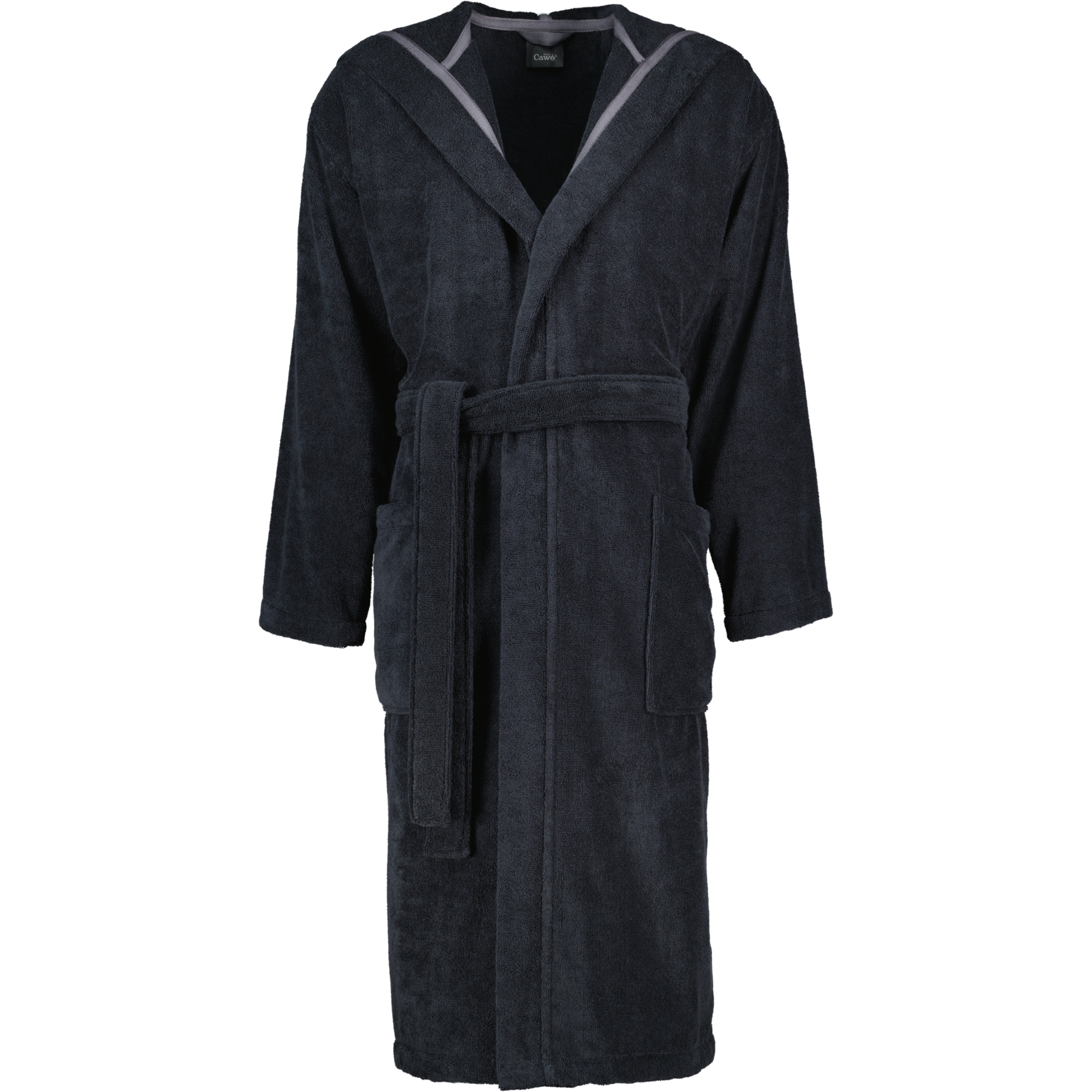 Cawö Home Bademäntel Herren Kapuze Uni 829 lava - 97