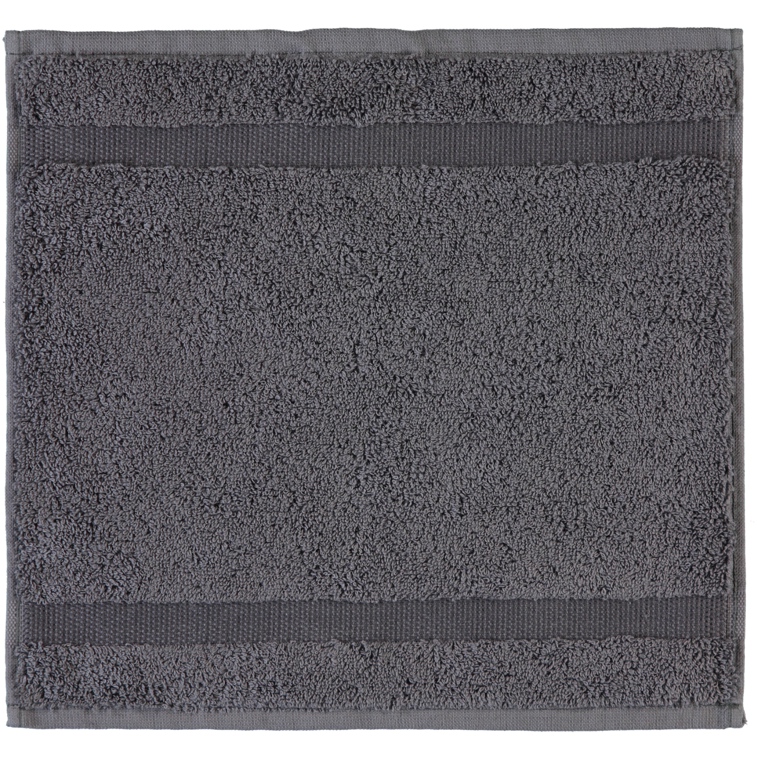 Rhomtuft - Handtücher Princess - Farbe: zinn - 02 - Seiflappen 30x30 cm