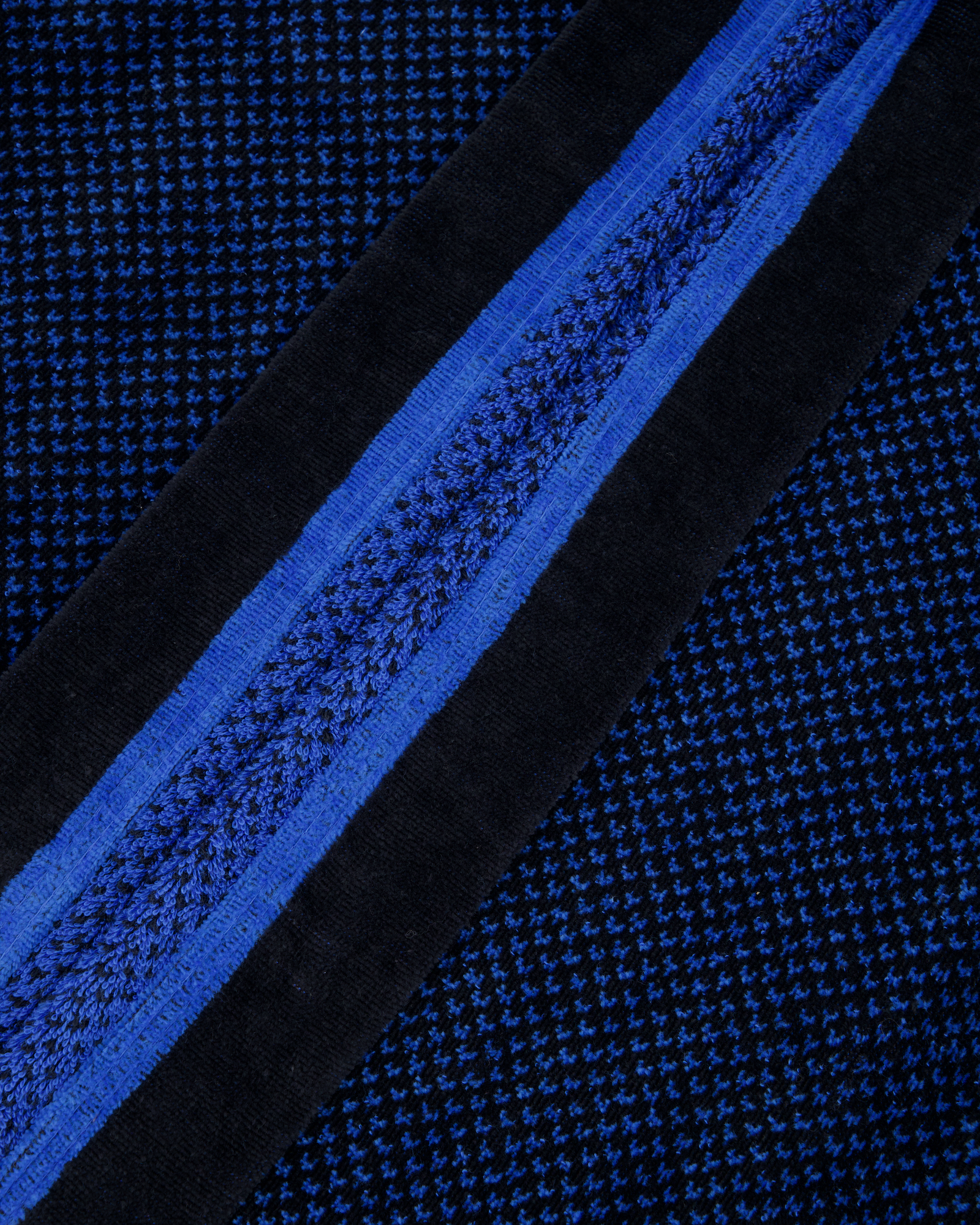 Cawö Bademäntel Herren Kimono 4839 blau-schwarz - 19