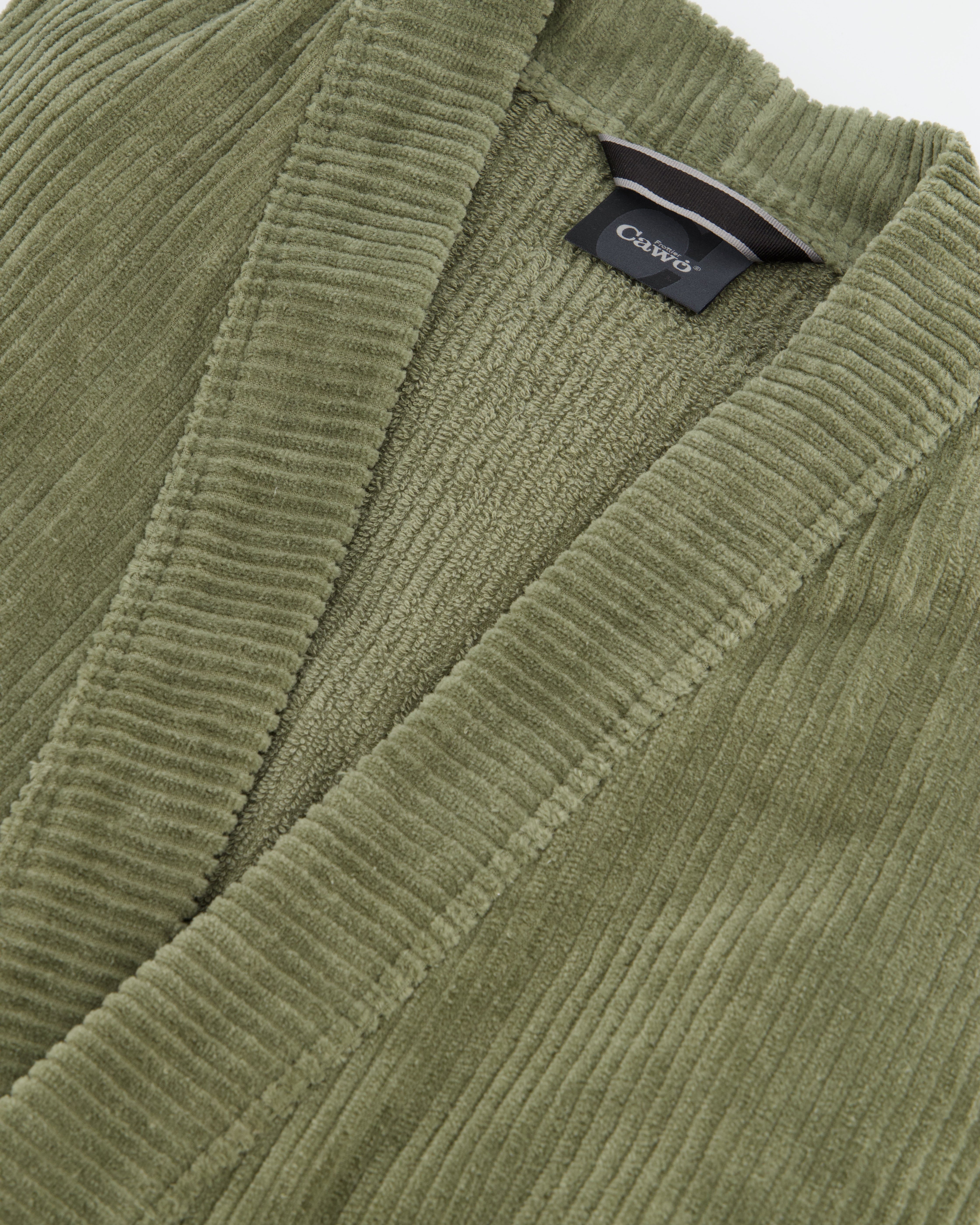 Cawö Bademäntel Herren Kimono Cord-Optik 6540 field - 453