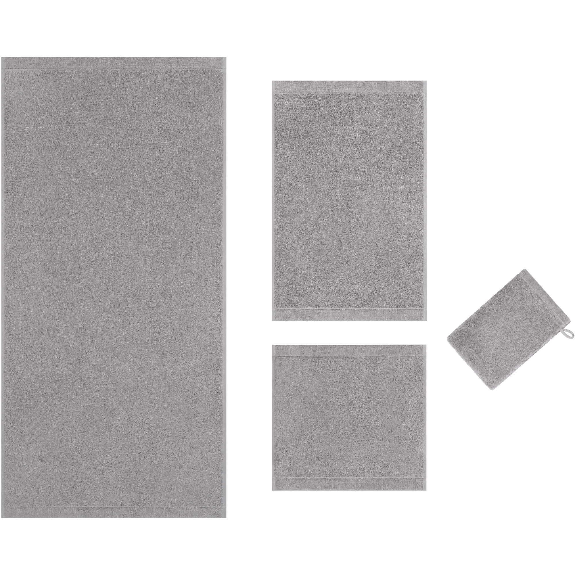 Cawö Handtücher Lifestyle Uni 7007 metal - 735 - Handtuch 50x100 cm