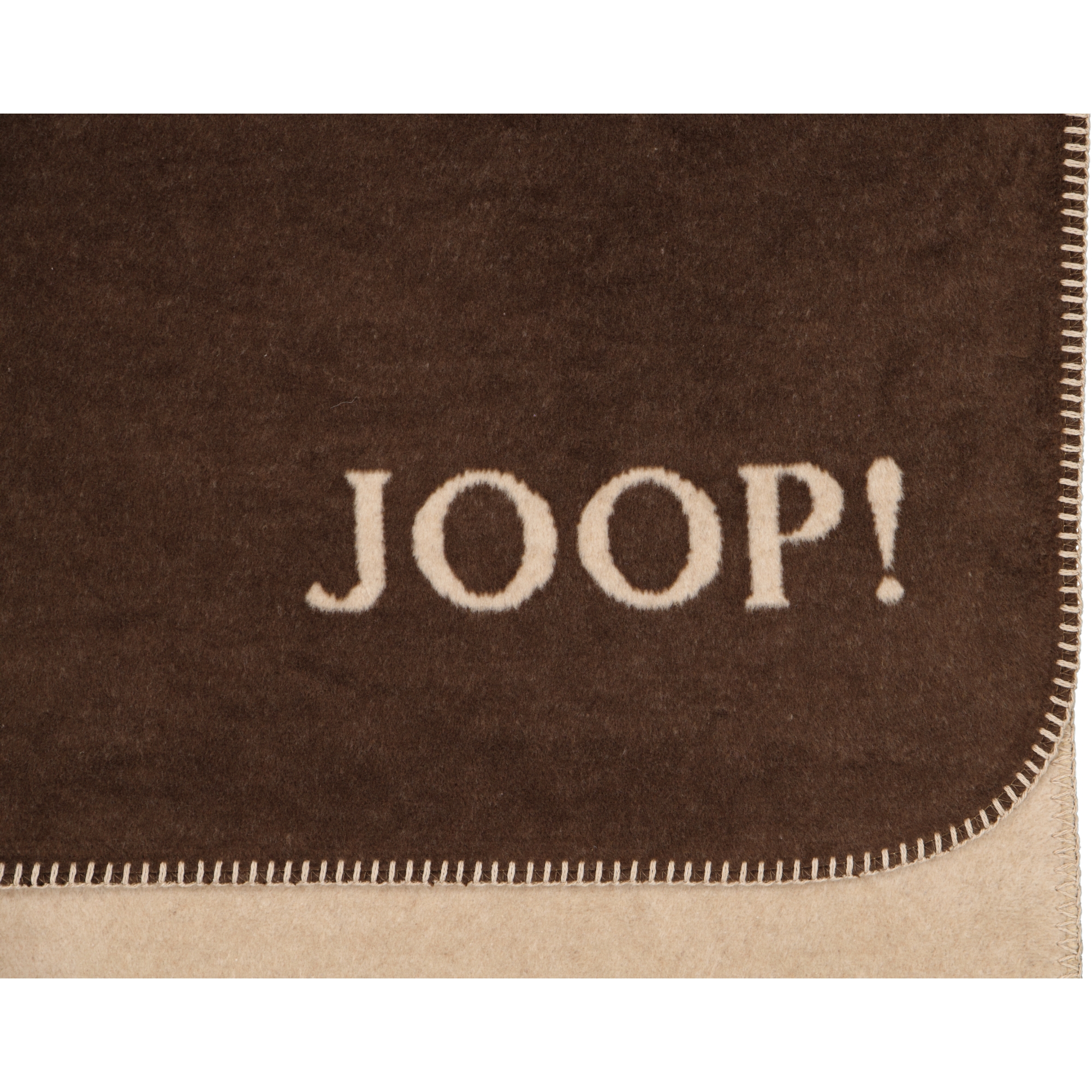 JOOP! Wohndecken Uni-Doubleface Mokka-Taupe - 150x200 cm
