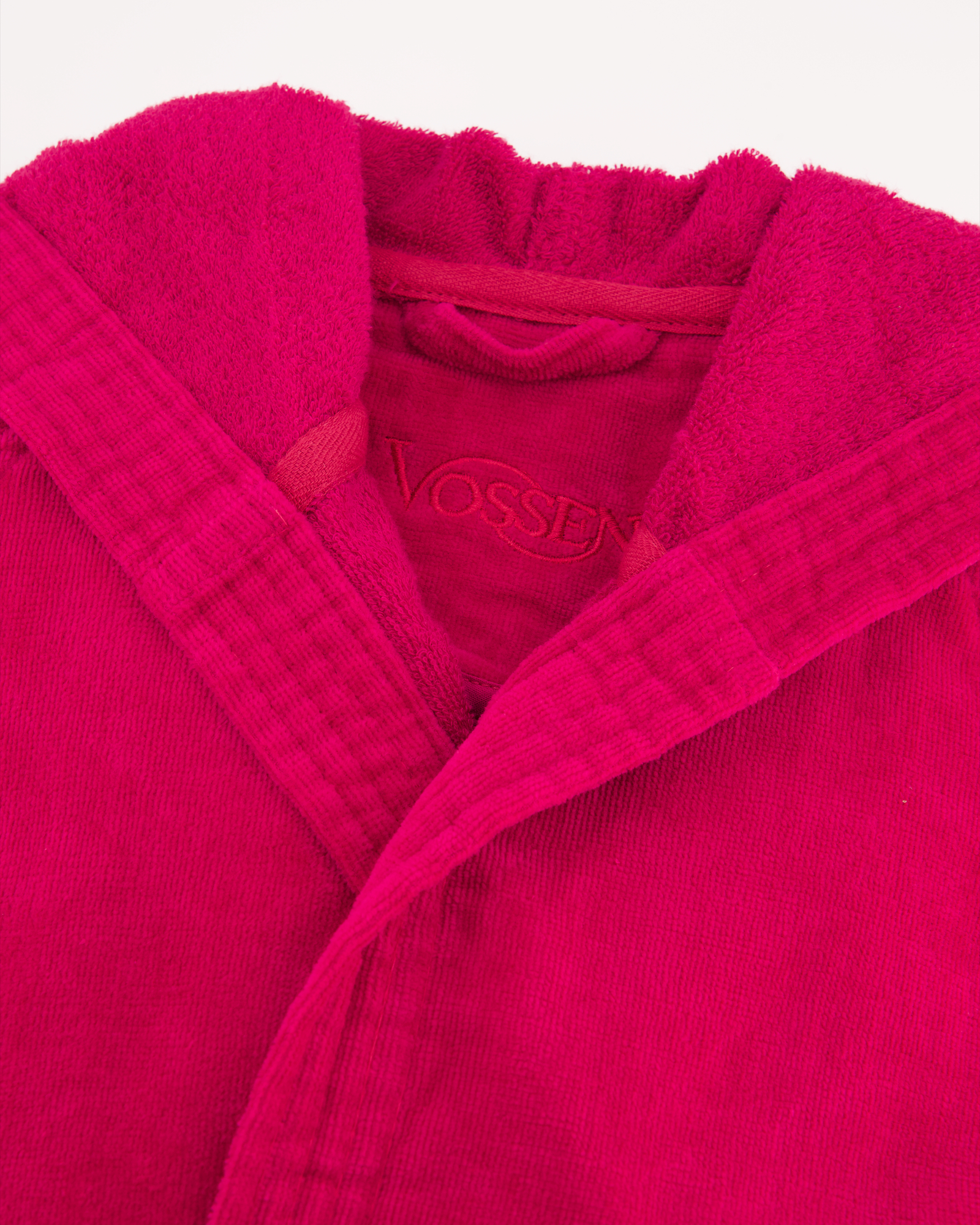Vossen Bademäntel unisex Kurzmantel mit Kapuze Texas cranberry - 3770 - XL