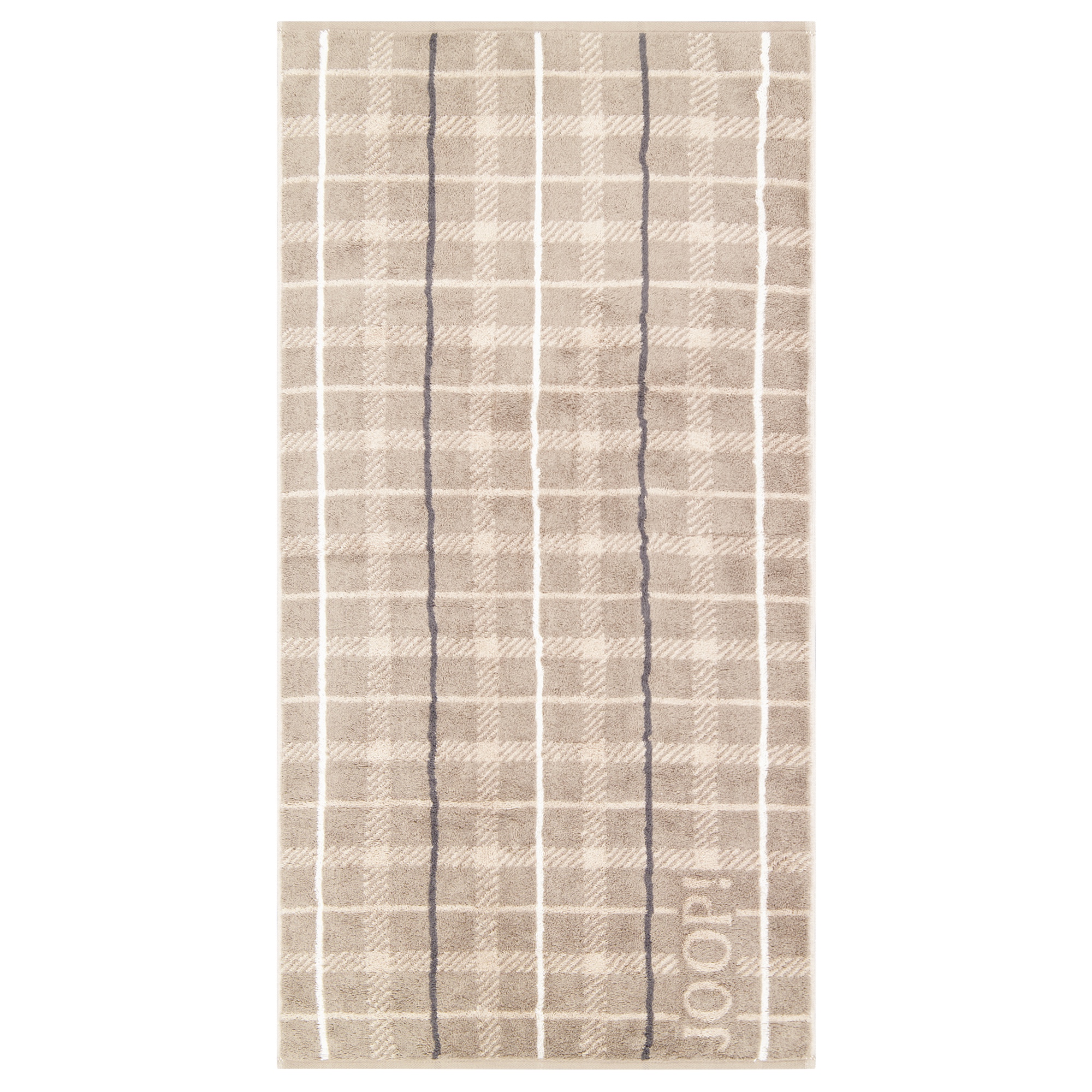 JOOP! Handtücher Contour Checked 1715 Taupe - 73