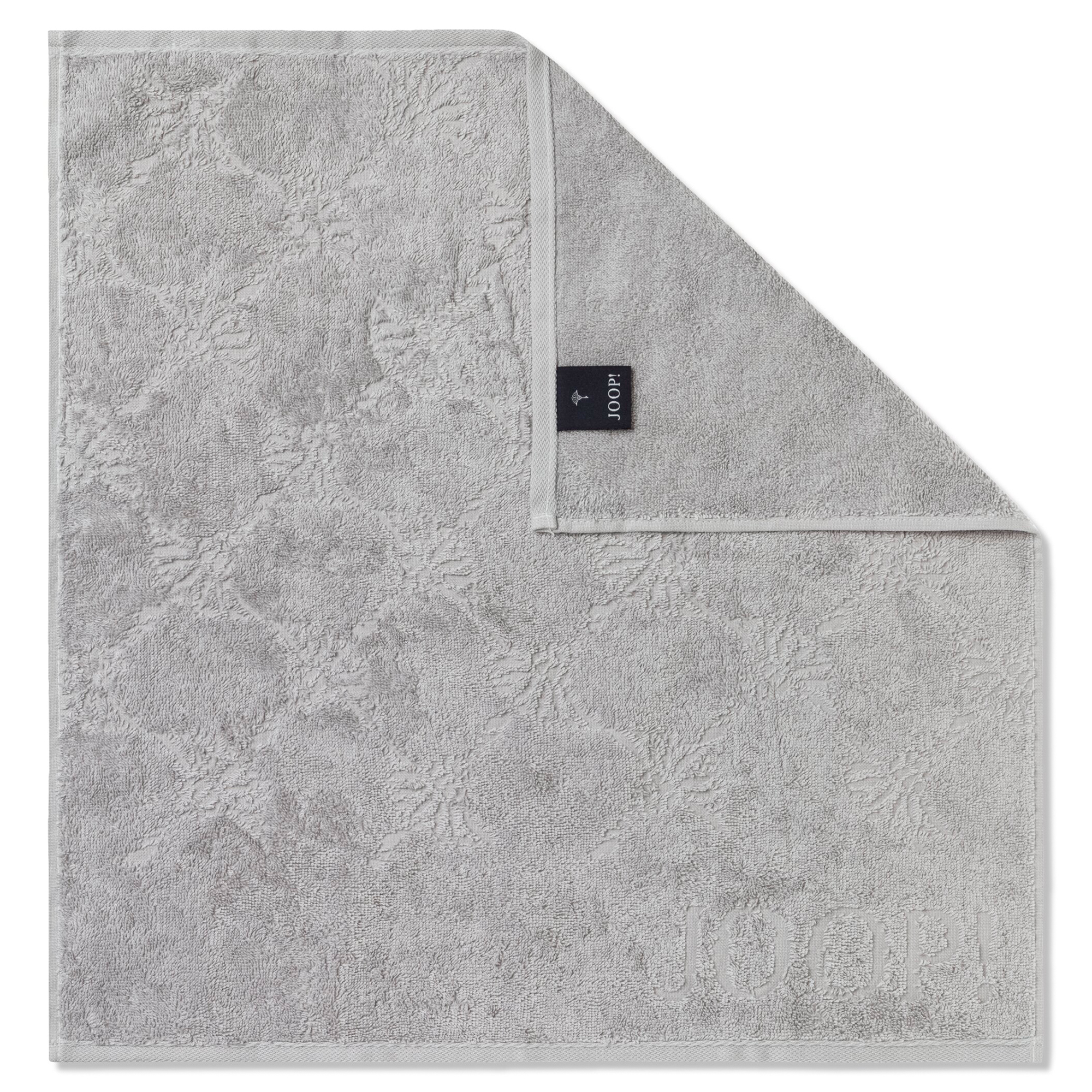 JOOP! Küchenhandtücher Cuisine Cornflower 1702 Platin - 705 - 50x50 cm