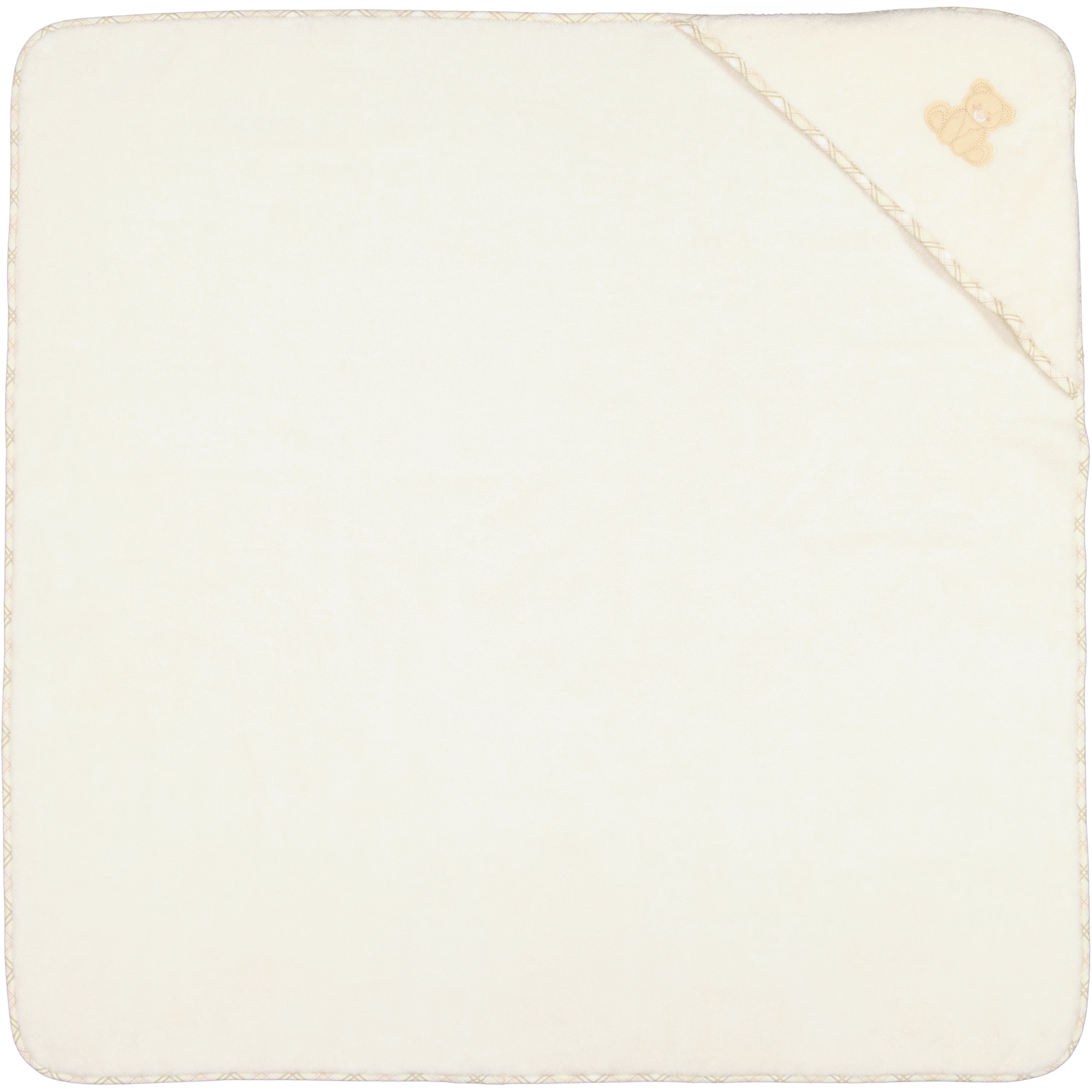 Vossen Kapuzentücher Teddy ivory - 1030 - Kapuzentuch 100x100 cm