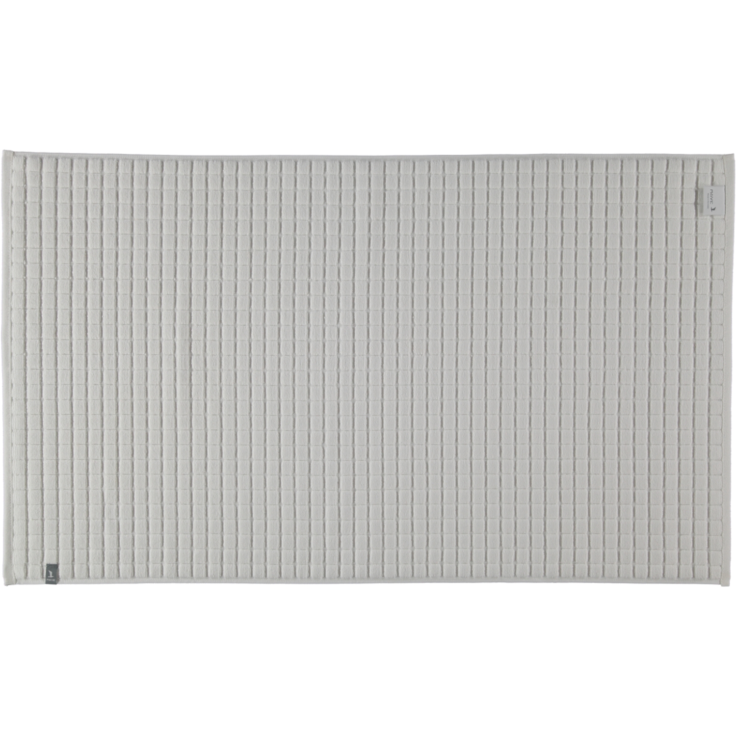 Möve Badteppich - Piquee - Größe: 60x100 cm - Farbe: snow - 001 (1-0798/8127)