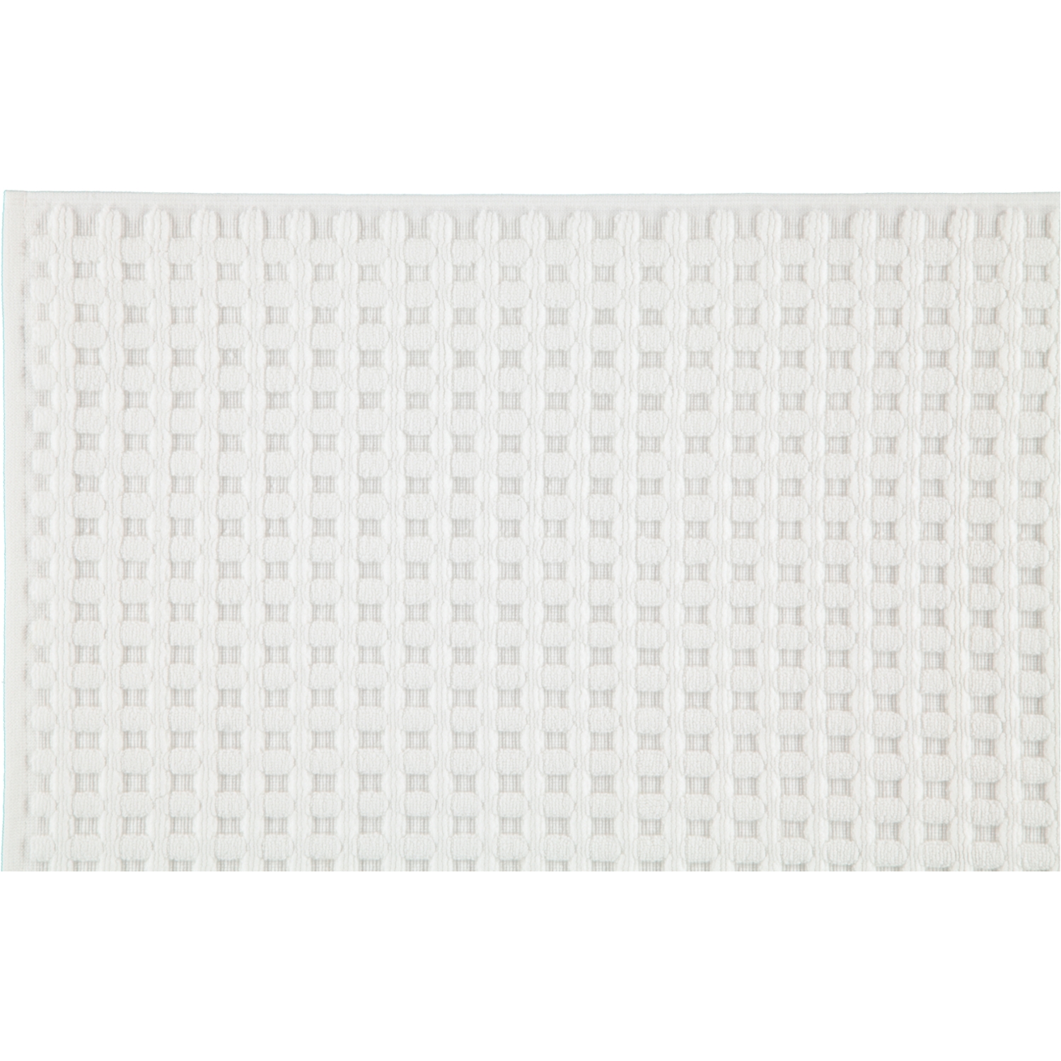 Möve Badteppich - Piquee - Größe: 60x60 cm - Farbe: snow - 001 (1-0798/8127)