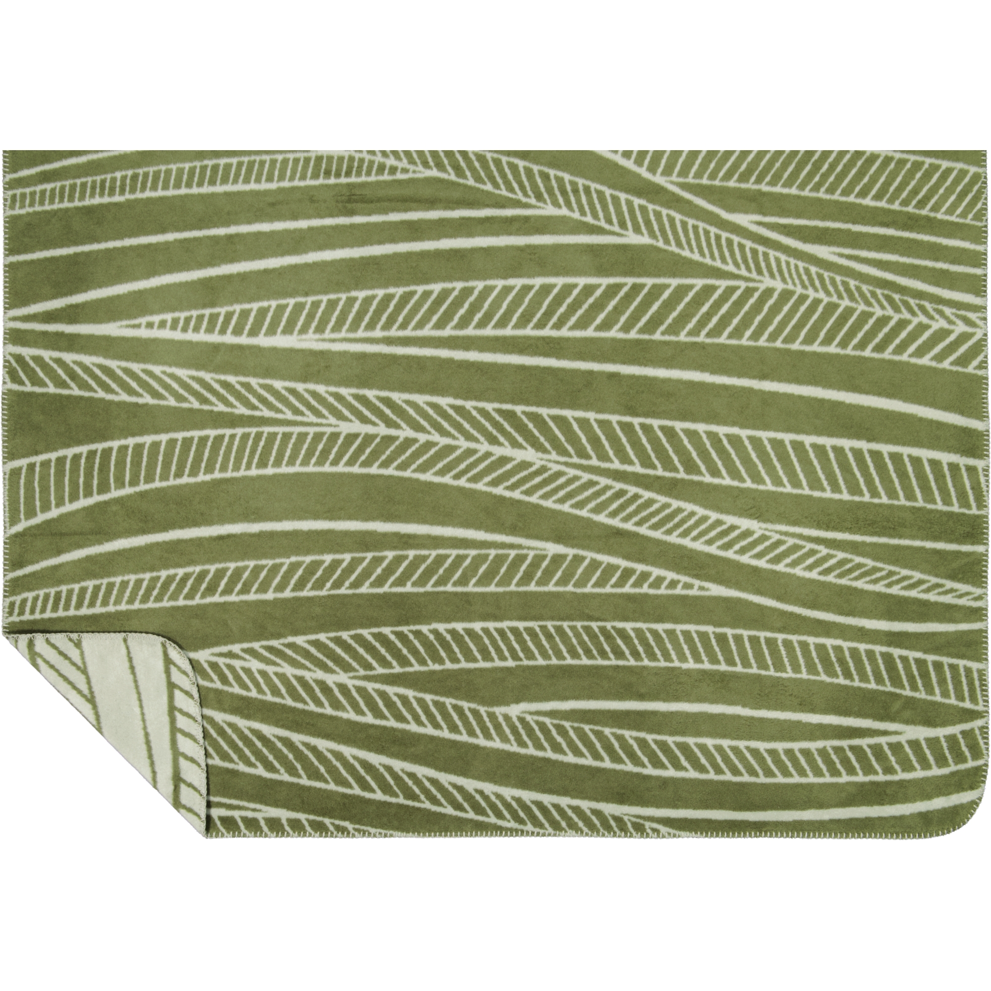Villeroy & Boch Wohndecken Willow Olive Green - 150x200 cm