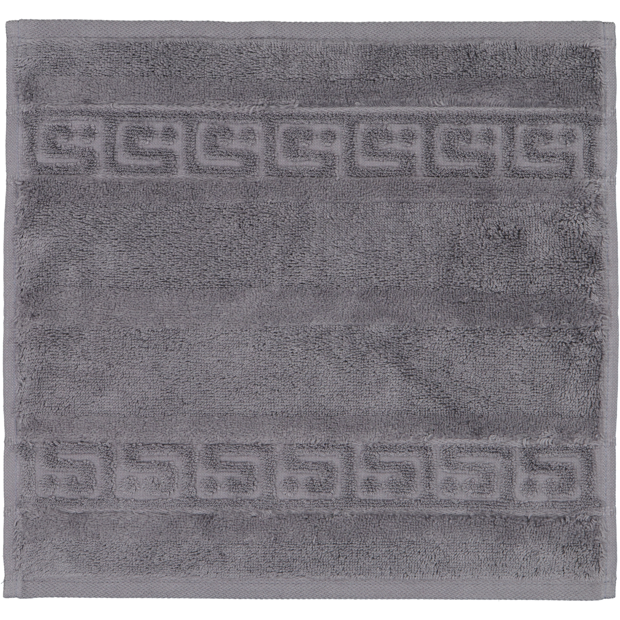 Cawö - Noblesse Uni 1001 - Farbe: 774 - anthrazit - Seiflappen 30x30 cm