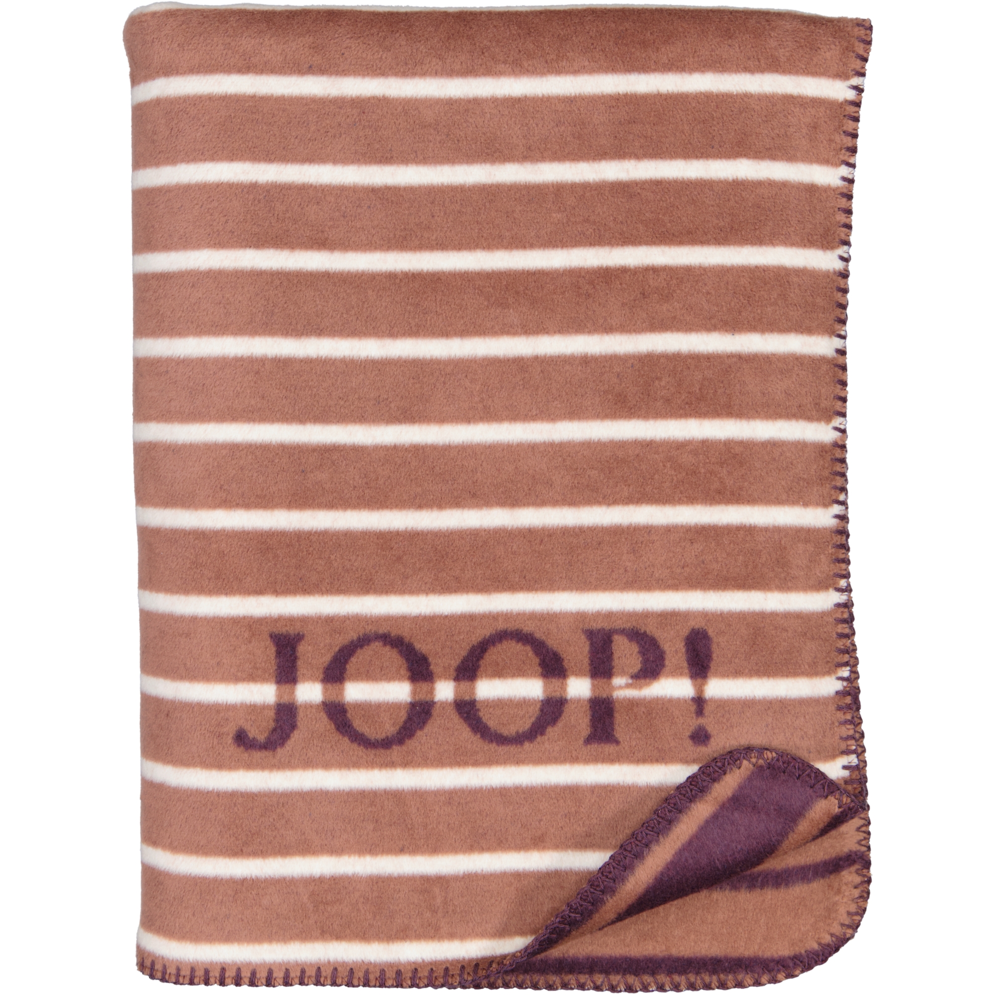 JOOP! Wohndecken Divided Karamell - 150x200 cm