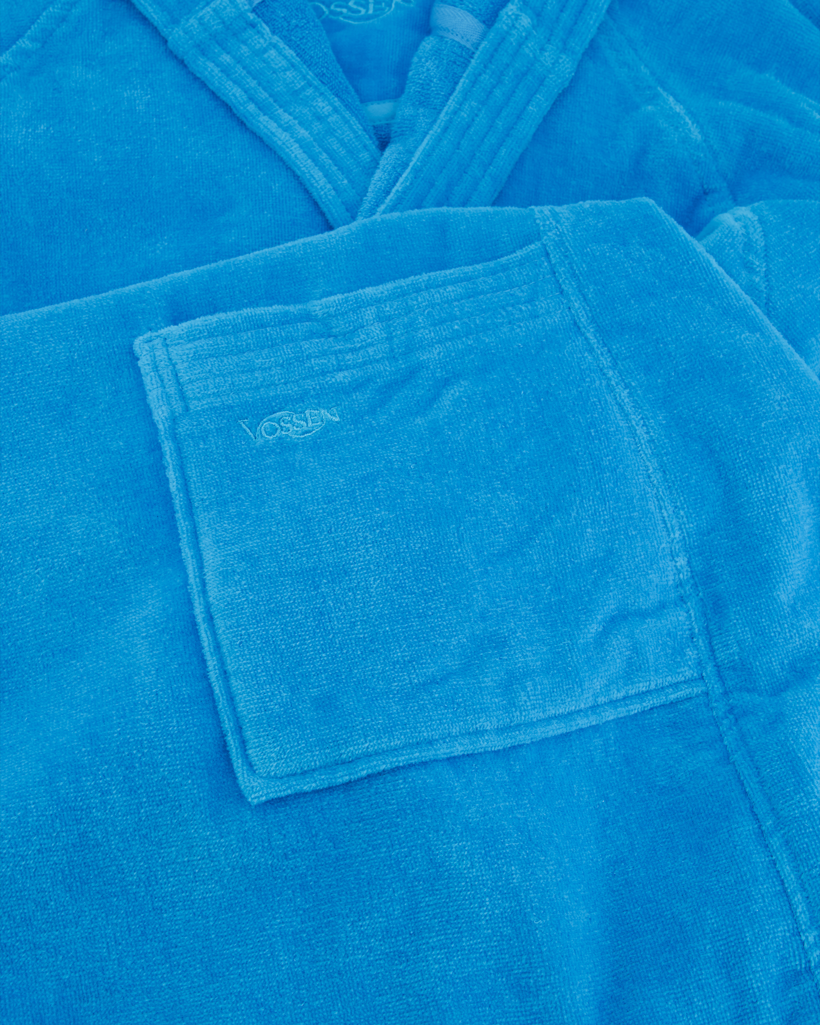 Vossen Bademäntel unisex Kurzmantel mit Kapuze Texas turquoise - 5570 - XL