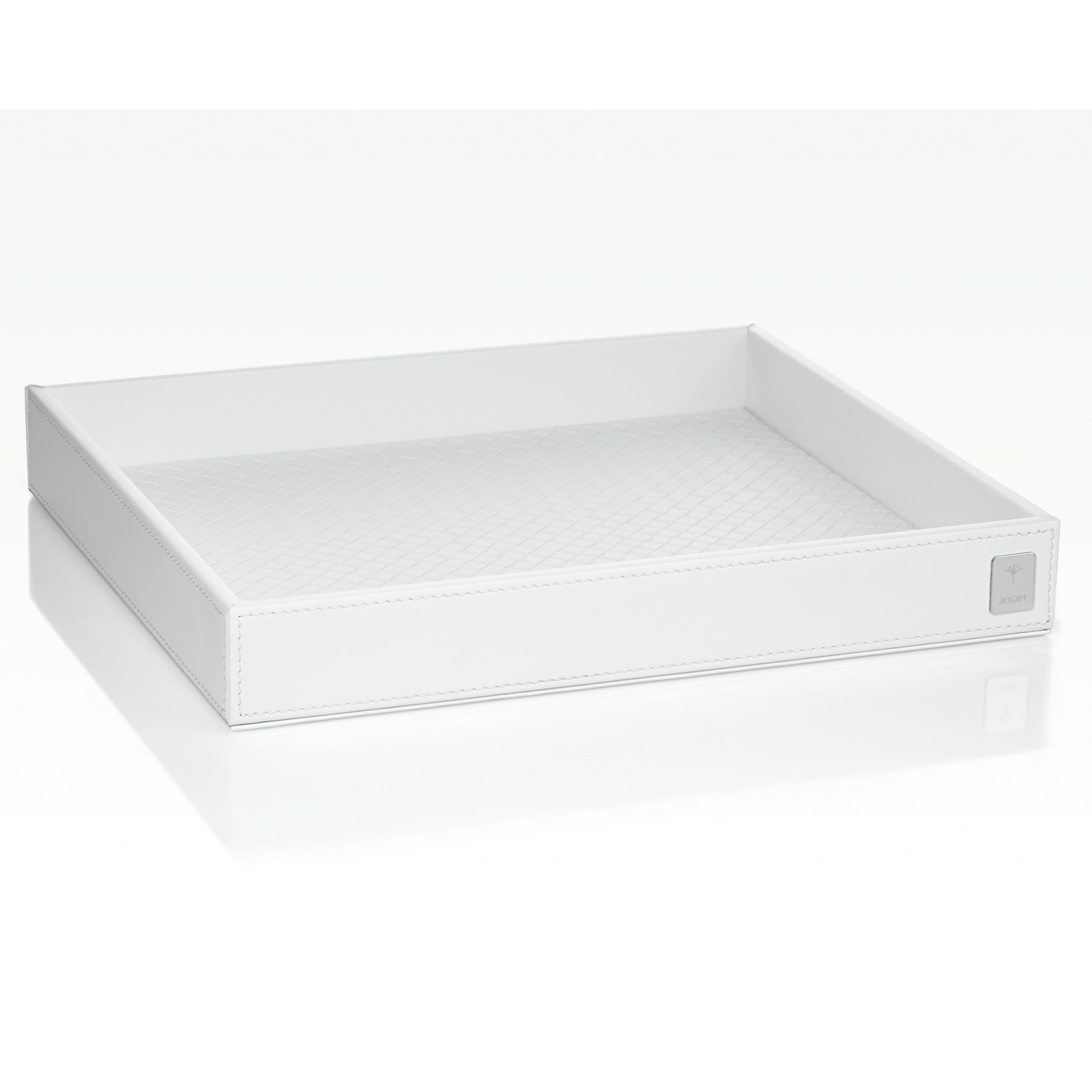 JOOP! BATHLINE - Tablett quadratisch XL - Farbe: weiß (011070410)