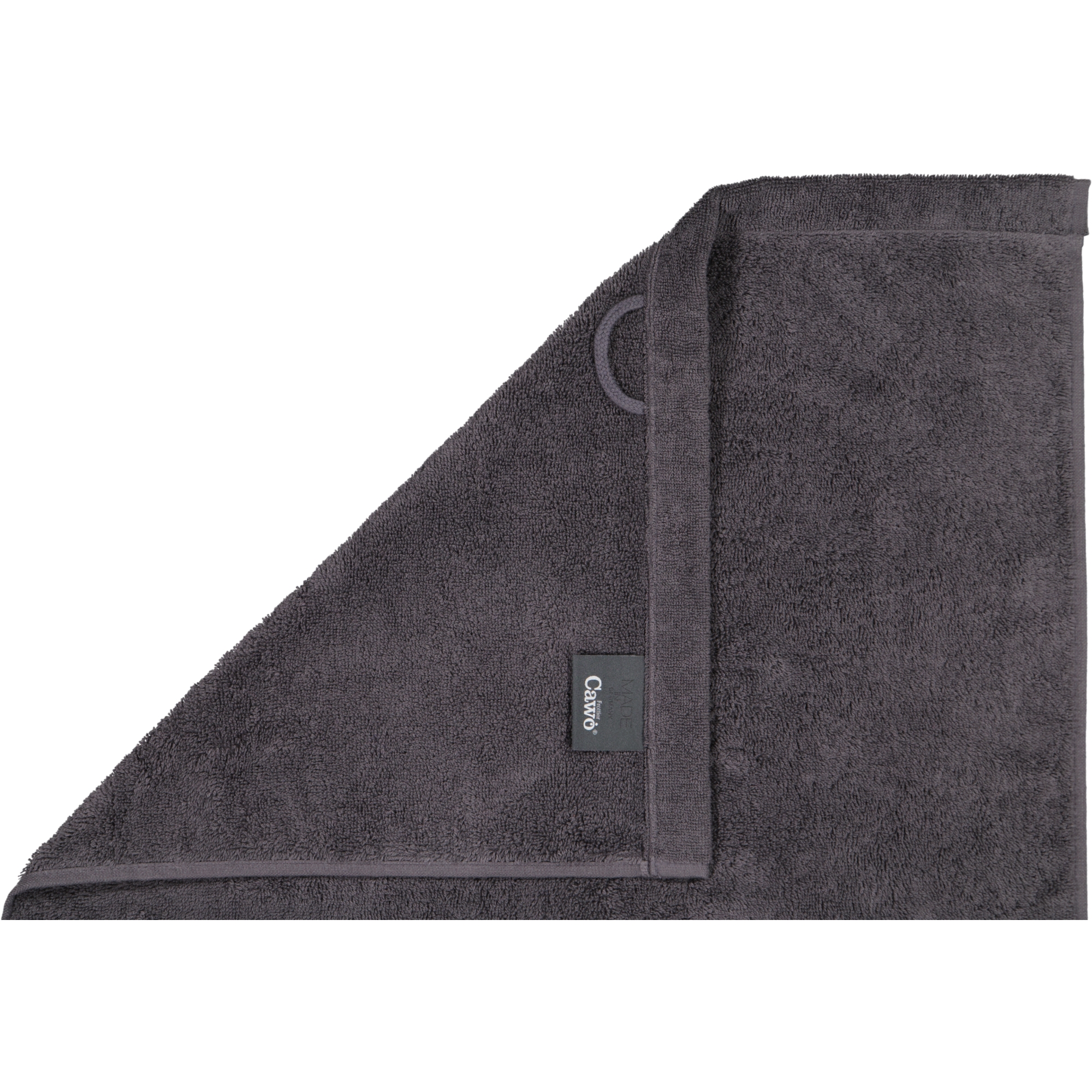 Cawö Handtücher Lifestyle Uni 7007 basalt - 740 - Handtuch 50x100 cm