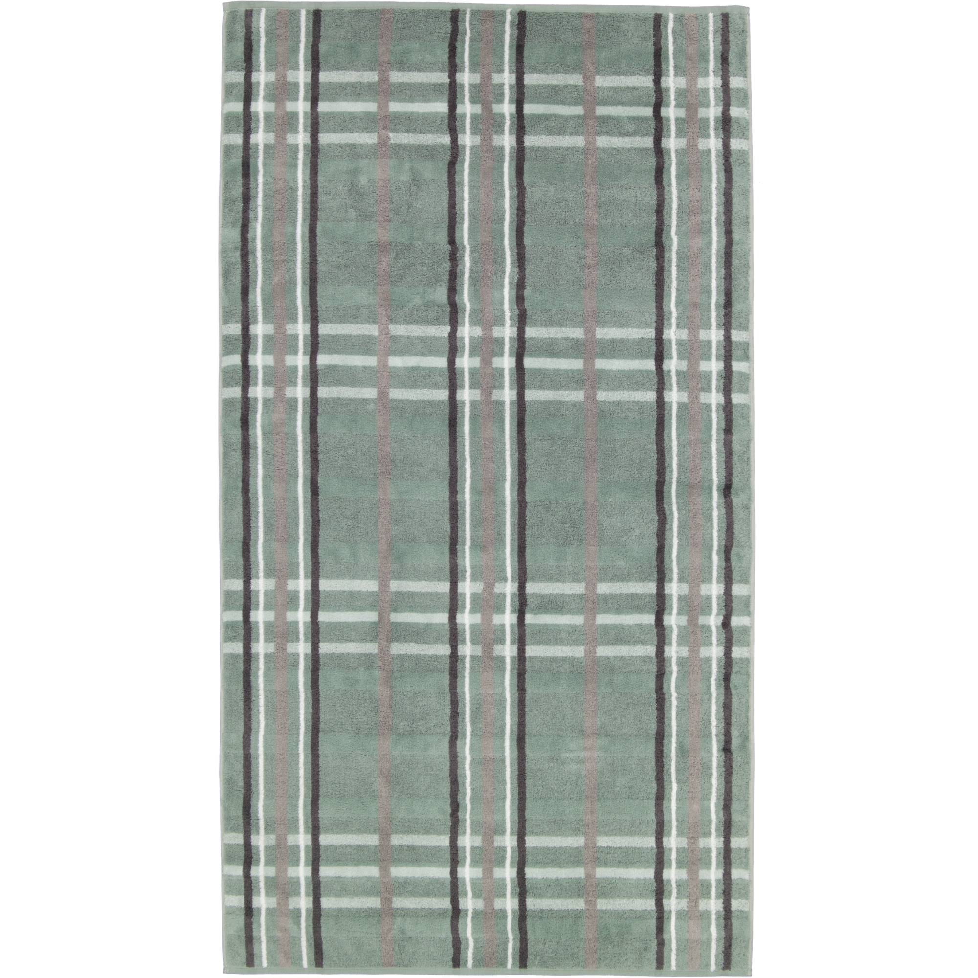 Cawö Handtücher Noblesse Check 1089 nordic green - 44 - Duschtuch 80x150 cm
