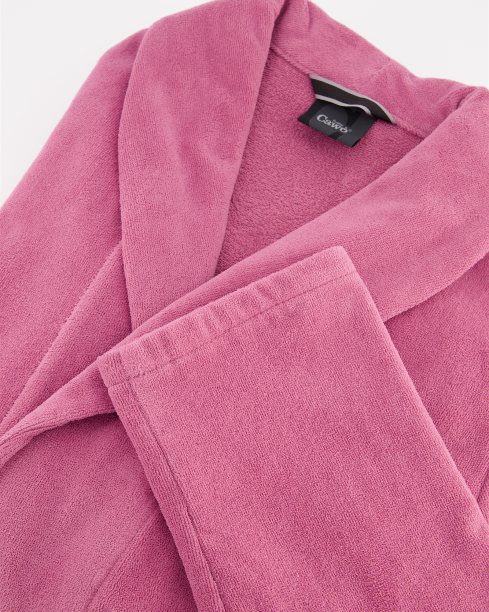 Cawö Home Damen Bademantel Schalkragen 836 - Farbe: blush - 22 - XL