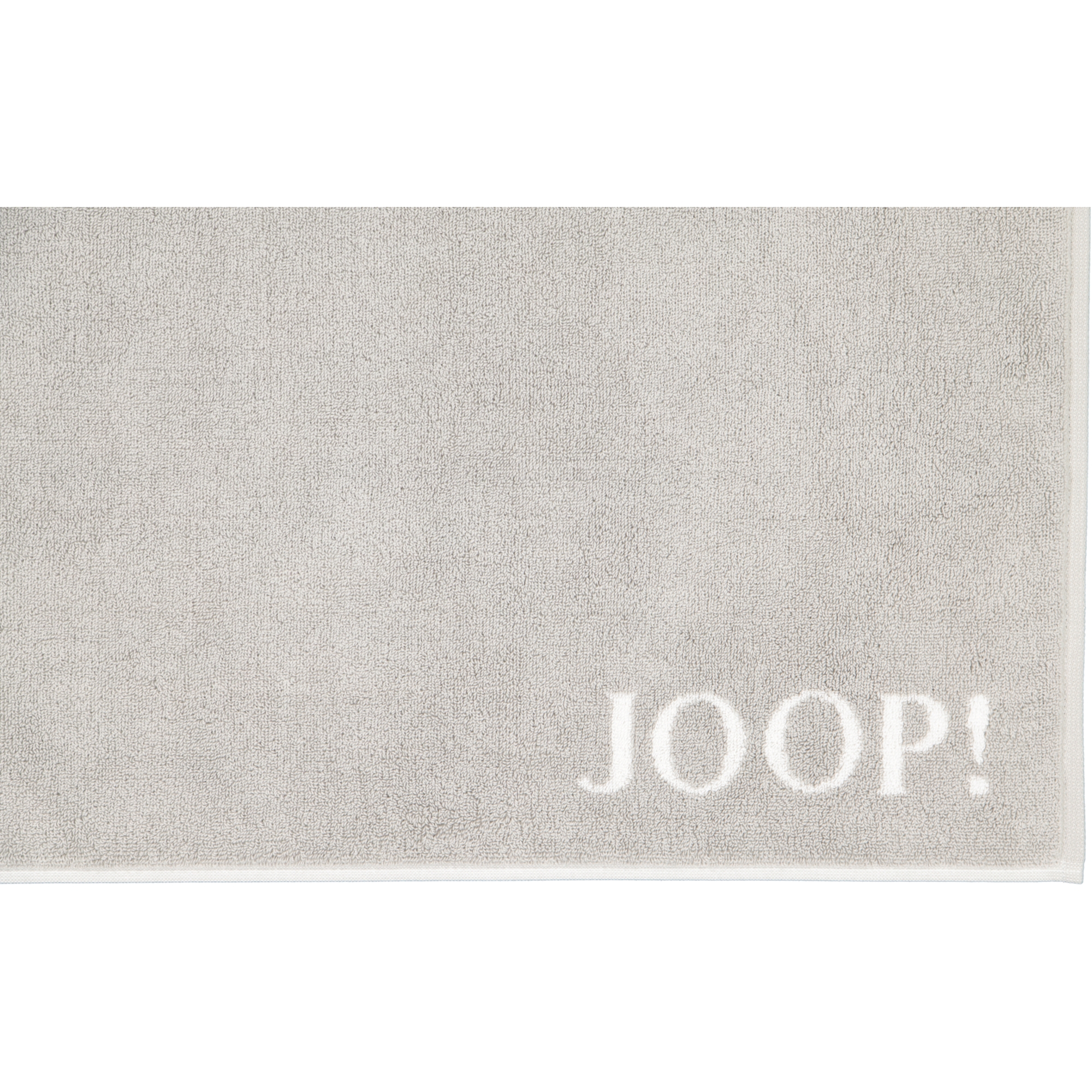 JOOP! Classic - Doubleface Badematte 1600 - 50x80 cm - Farbe: Silber/Weiß - 76