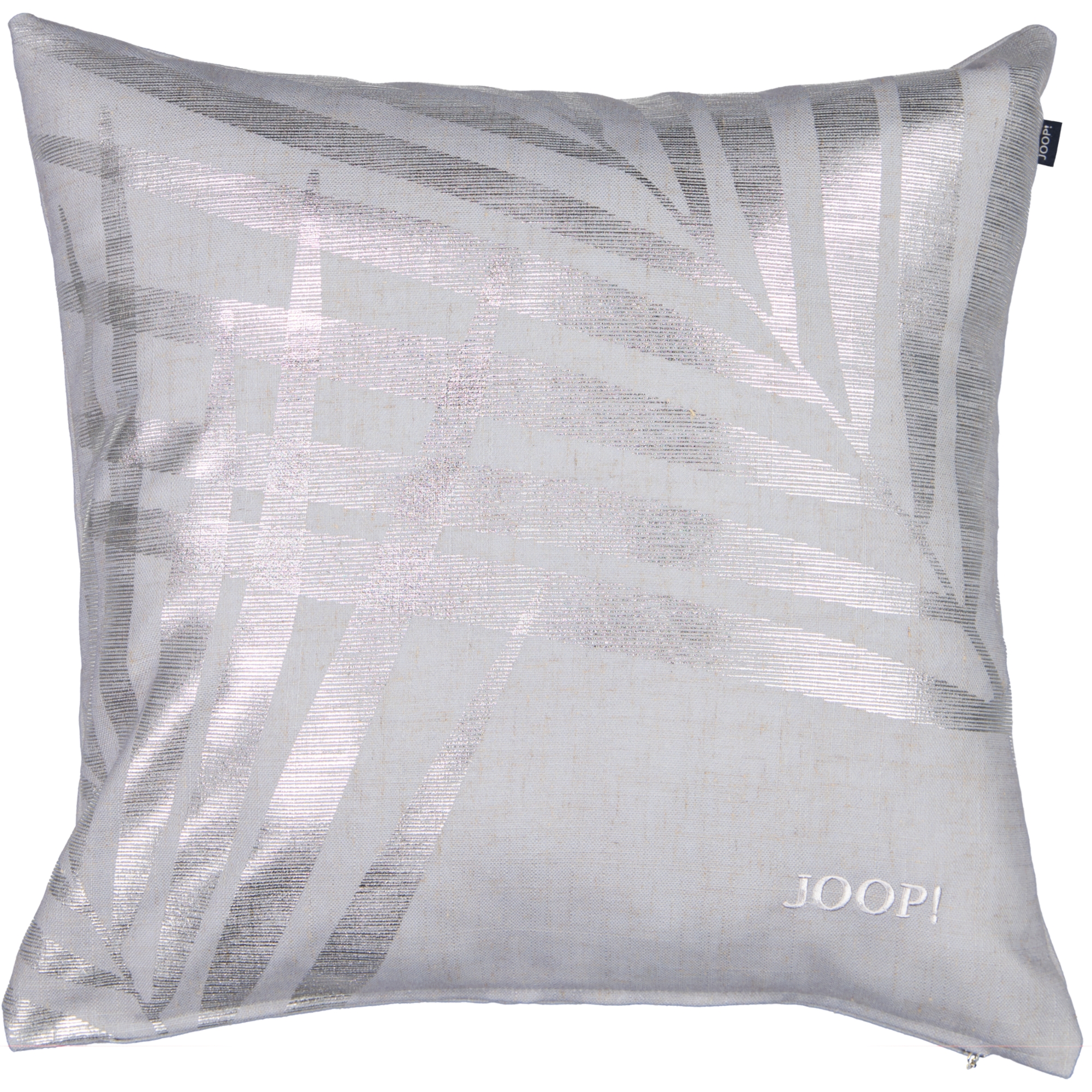 JOOP! Kissenhüllen Fine-Leaf Anthrazit - 012 - 50x50 cm